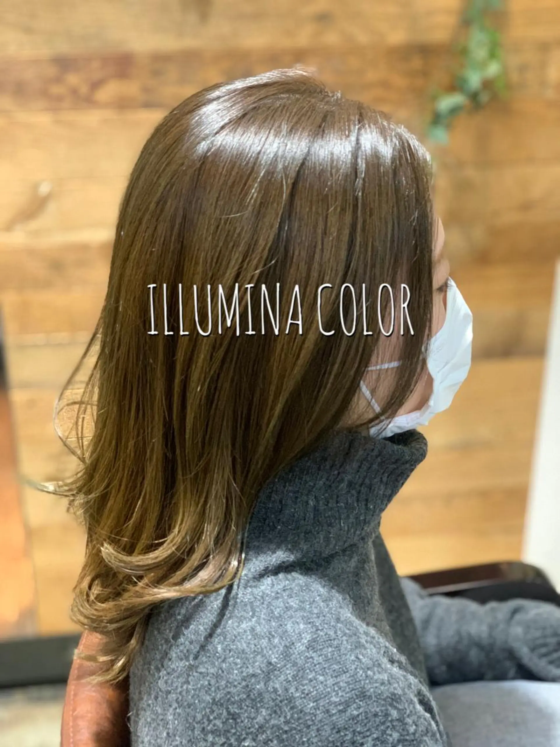 セミロング カラー ハイライト✨髪質改善 TAKAさんです😊のヘアスタイル