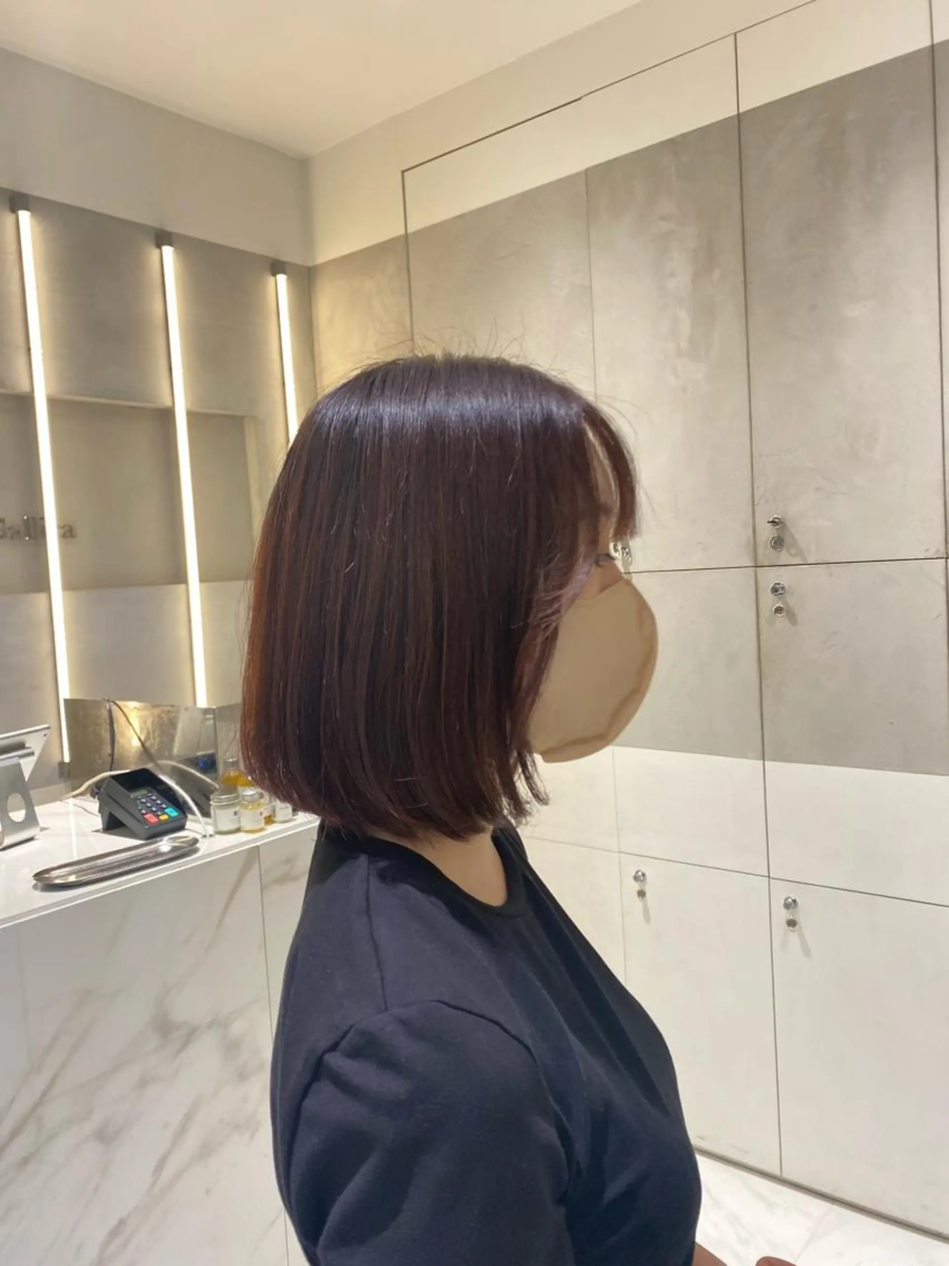 ミディアム カラー ブラウンカラー ラベンダーカラー ラベンダーブラウン ピンクカラー ピンクラベンダー ヘアカラー トリートメント ヘアセット ナチュラル/韓国💎 haruka 💎のヘアスタイル