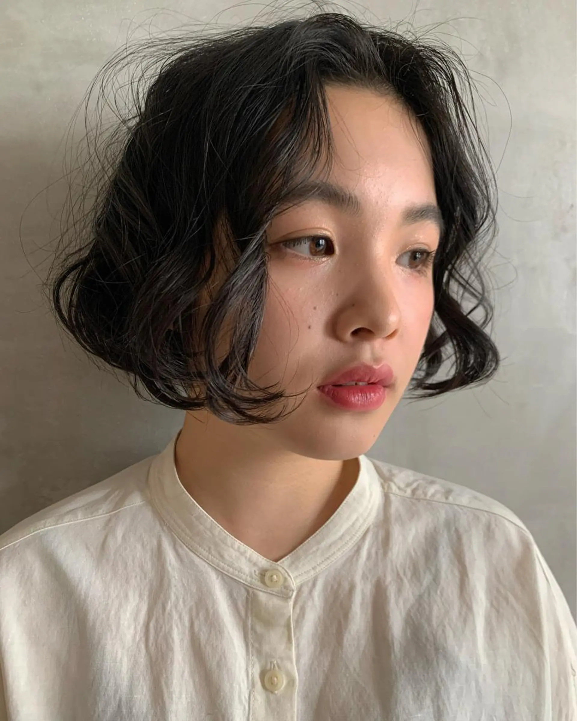 ショート パーマ カット パーマ トリートメント アンニュイヘア🪽 ayumiのヘアスタイル