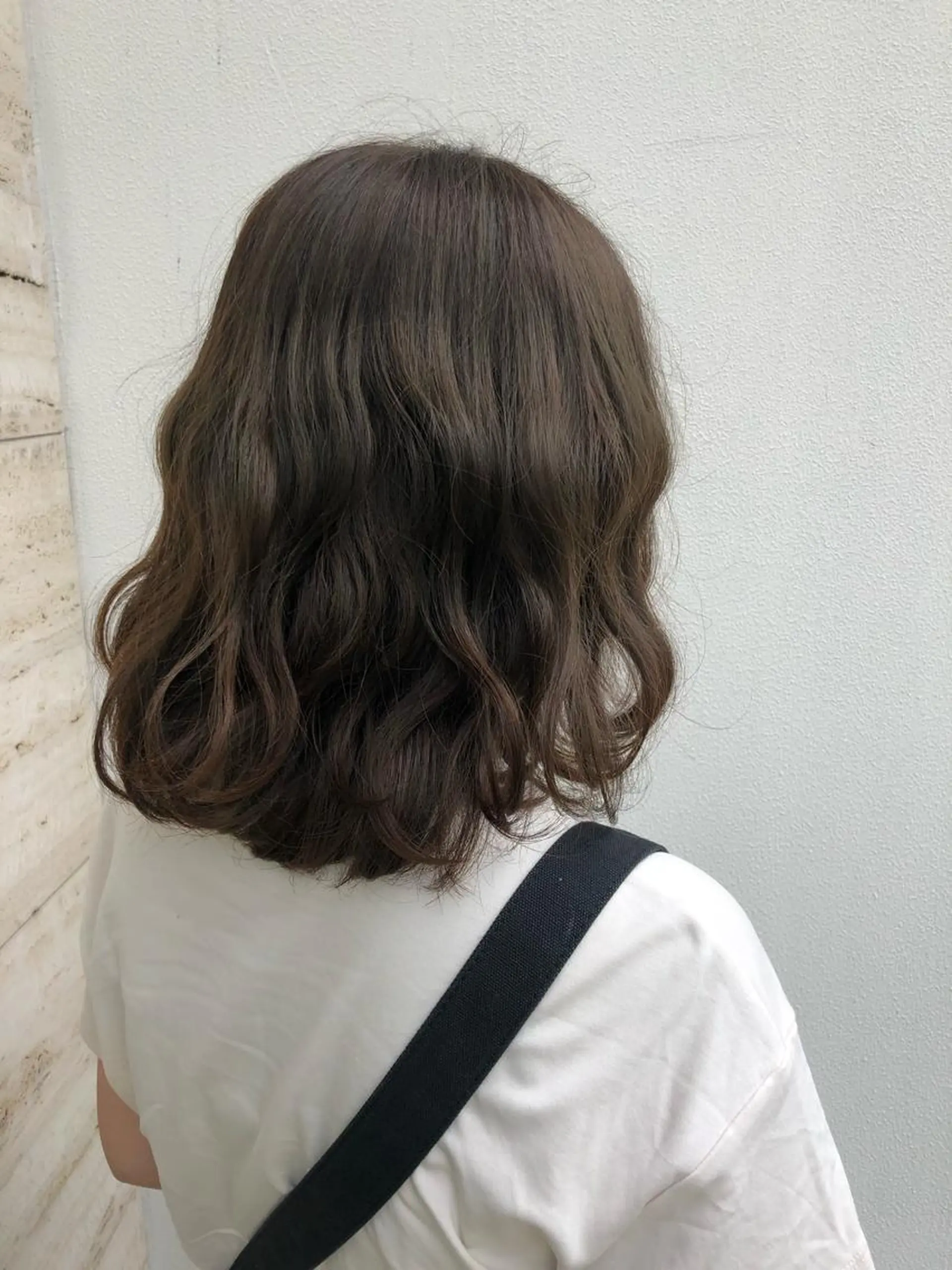 ミディアム 韓国風ヘア ヤマモト マイのヘアスタイル