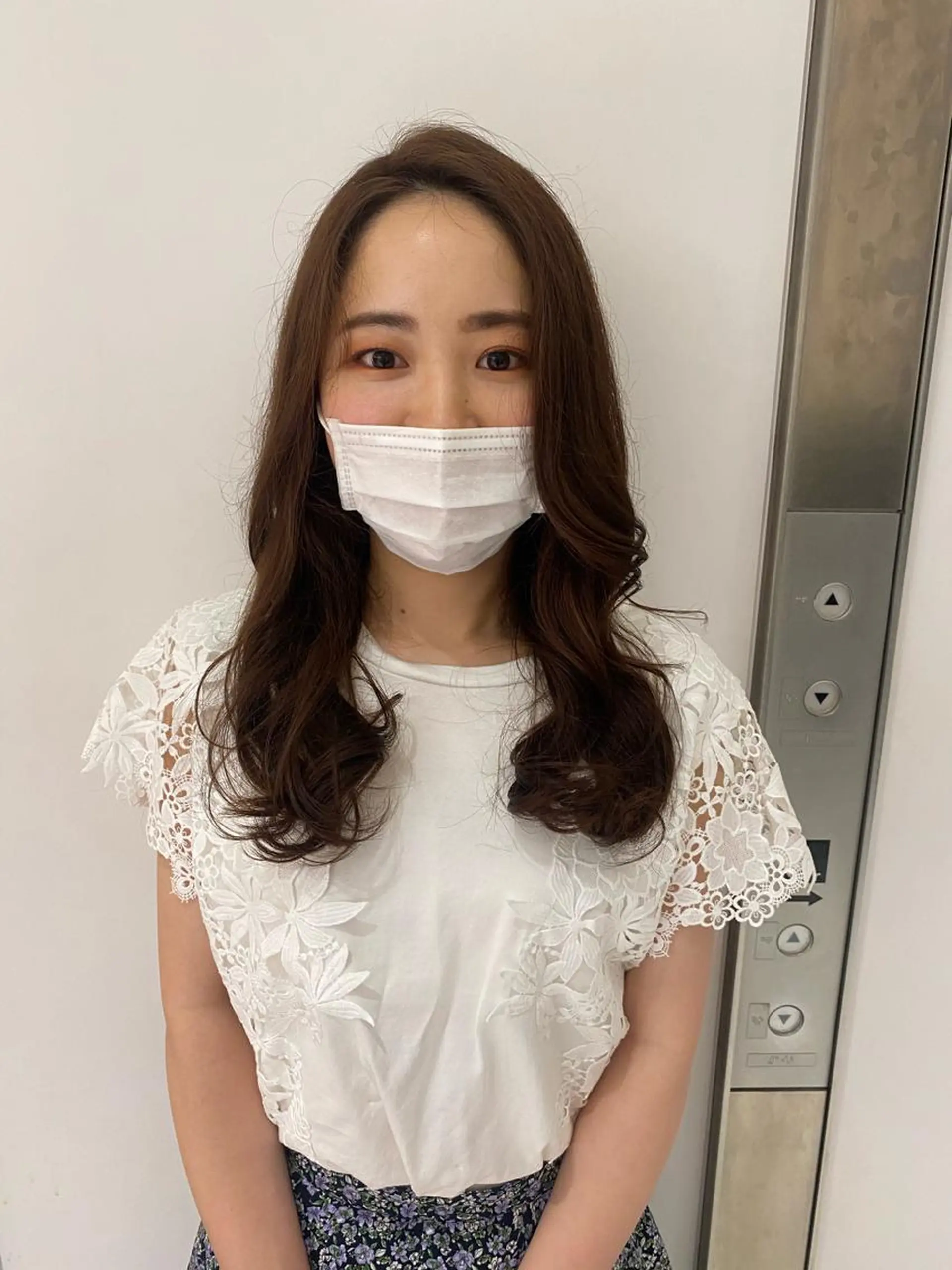 セミロング パーマ セミロングパーマ 韓国風ヘア ❤️パーマ美容師✂︎ 井口美緒のヘアスタイル