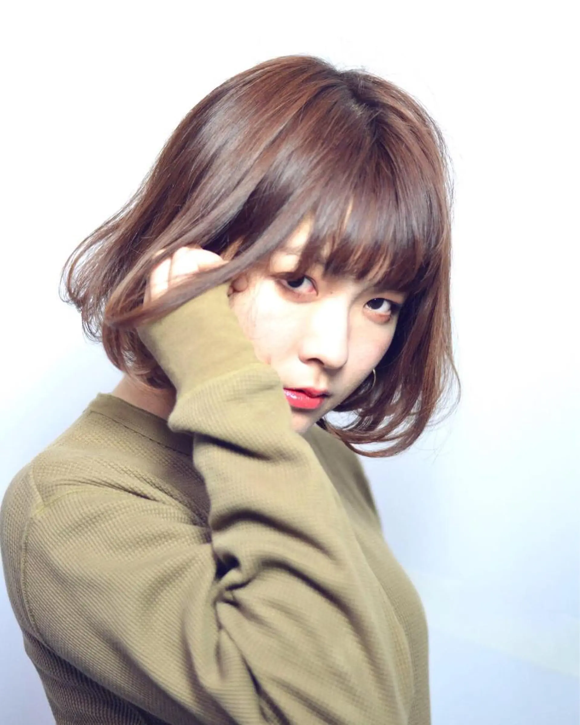 ミディアム 大木 拓瑞のヘアスタイル