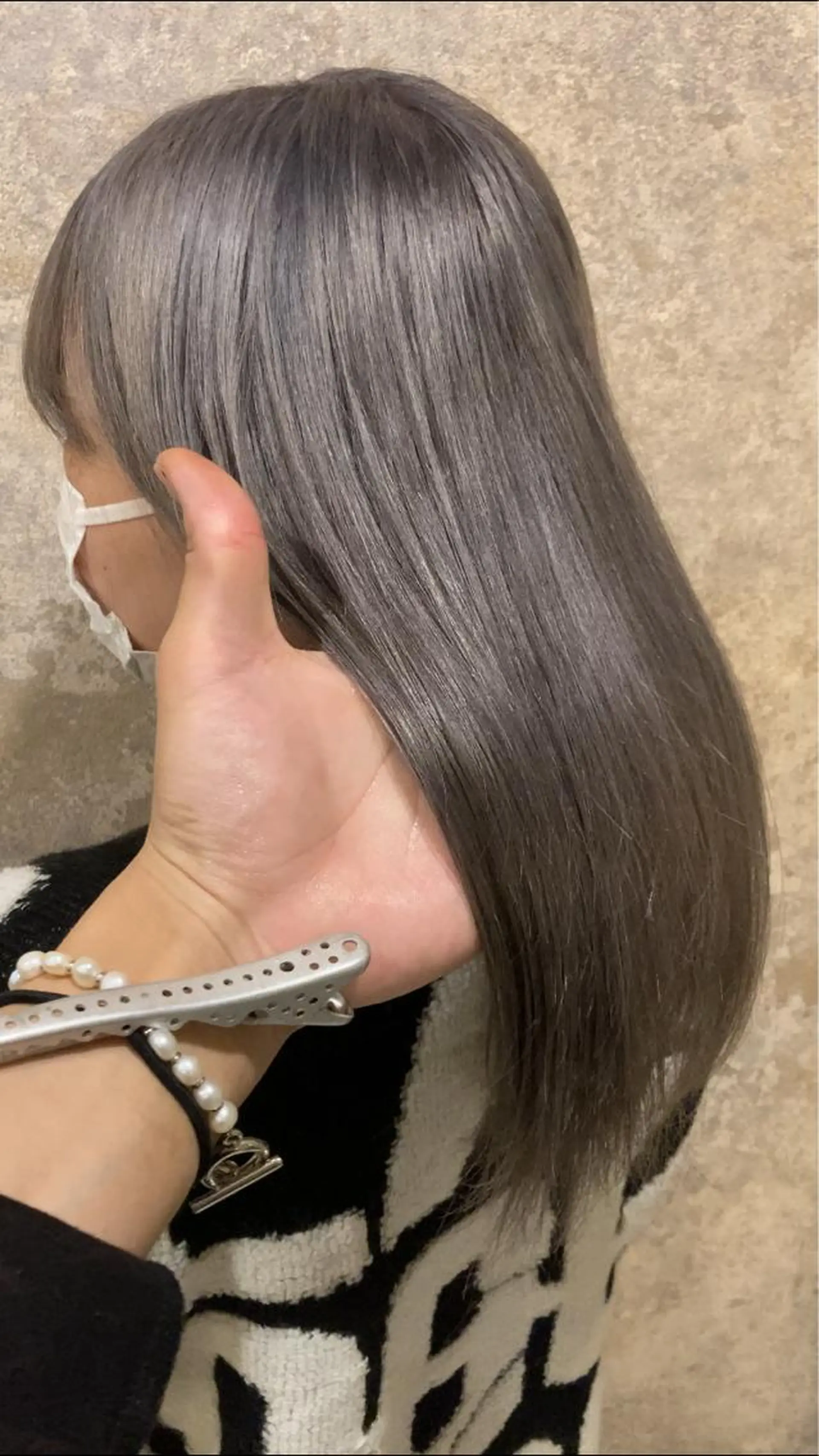 セミロング ヘアカラー マテリアル 中央駅店のヘアスタイル