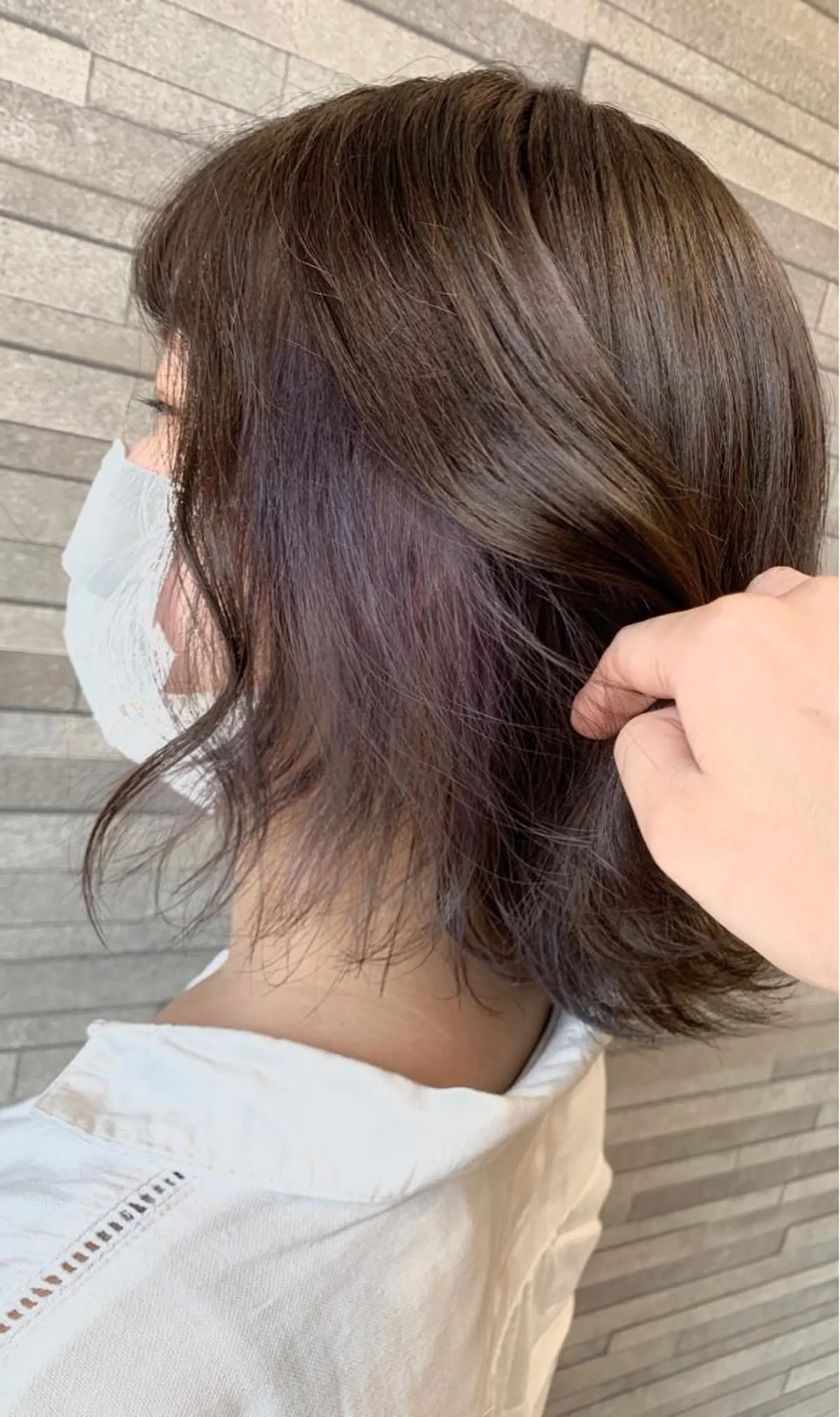 ショート カラー インナーカラー パープルカラー Gain所属・Gain Nanamiのエステ・リラクイメージ