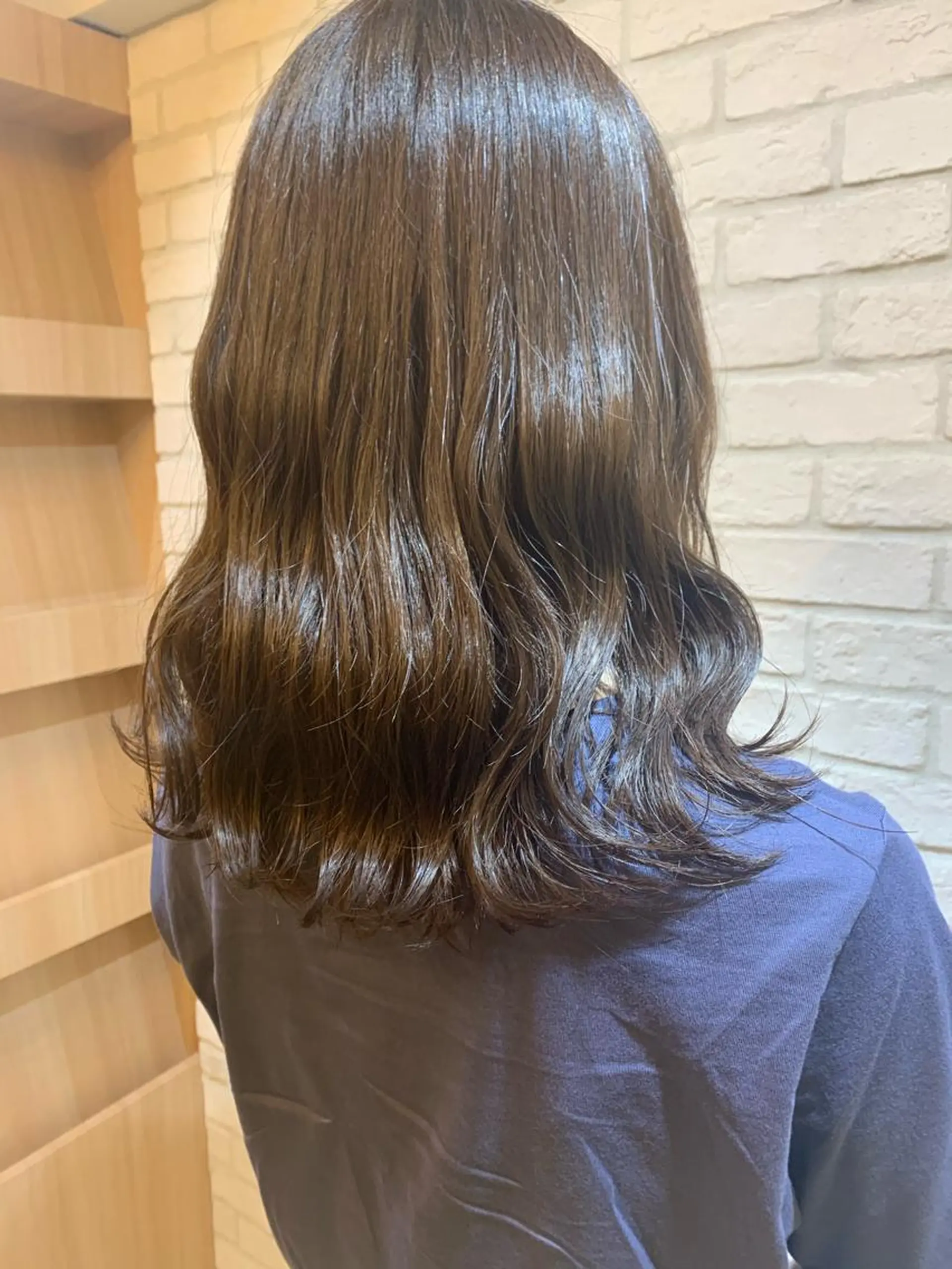 ミディアム カラー ヘアアレンジ 🎀野崎 美玖𝜗𝜚˚⋆のヘアスタイル