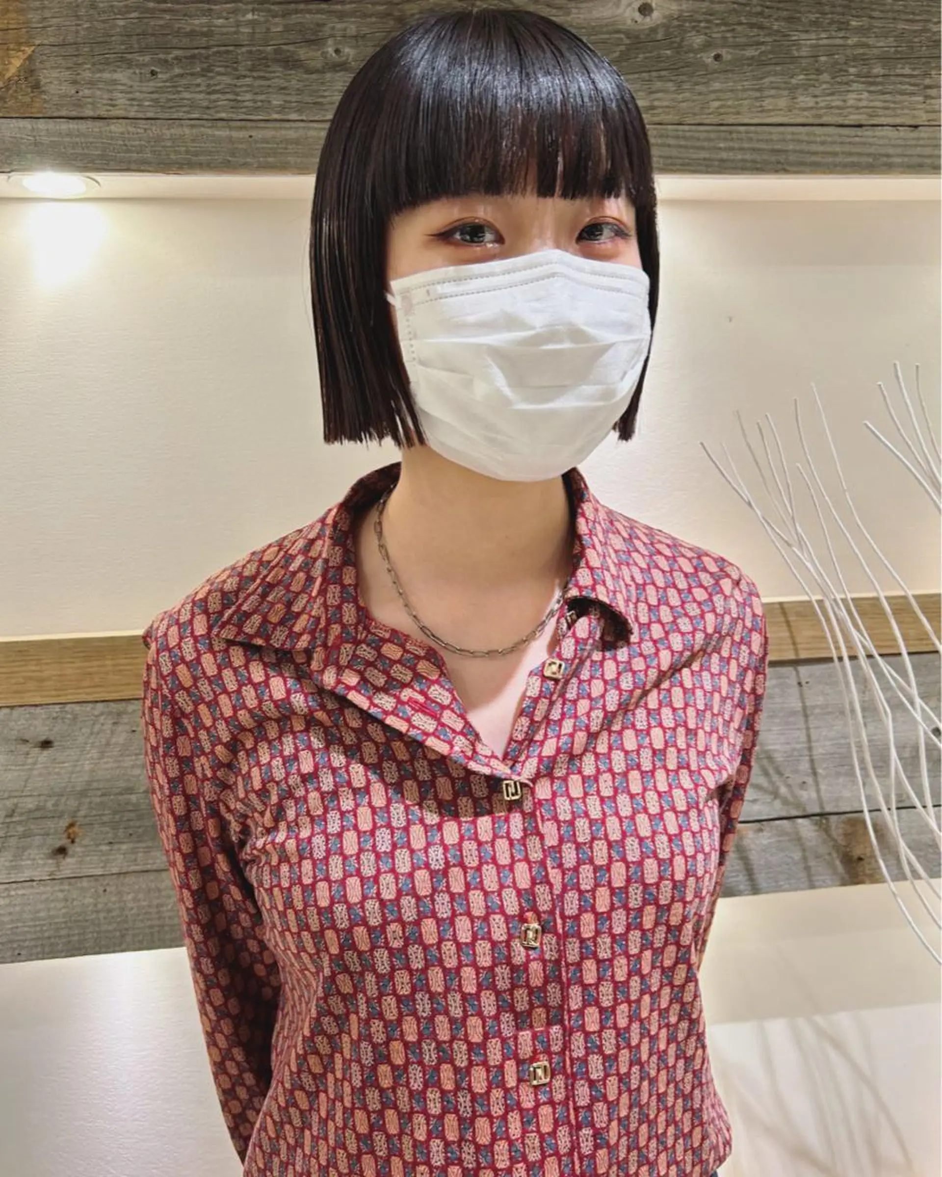 ショート ボブ ワイドバング カット トリートメント Loom.所属・村上雅人 ナチュラルモードのヘアスタイル