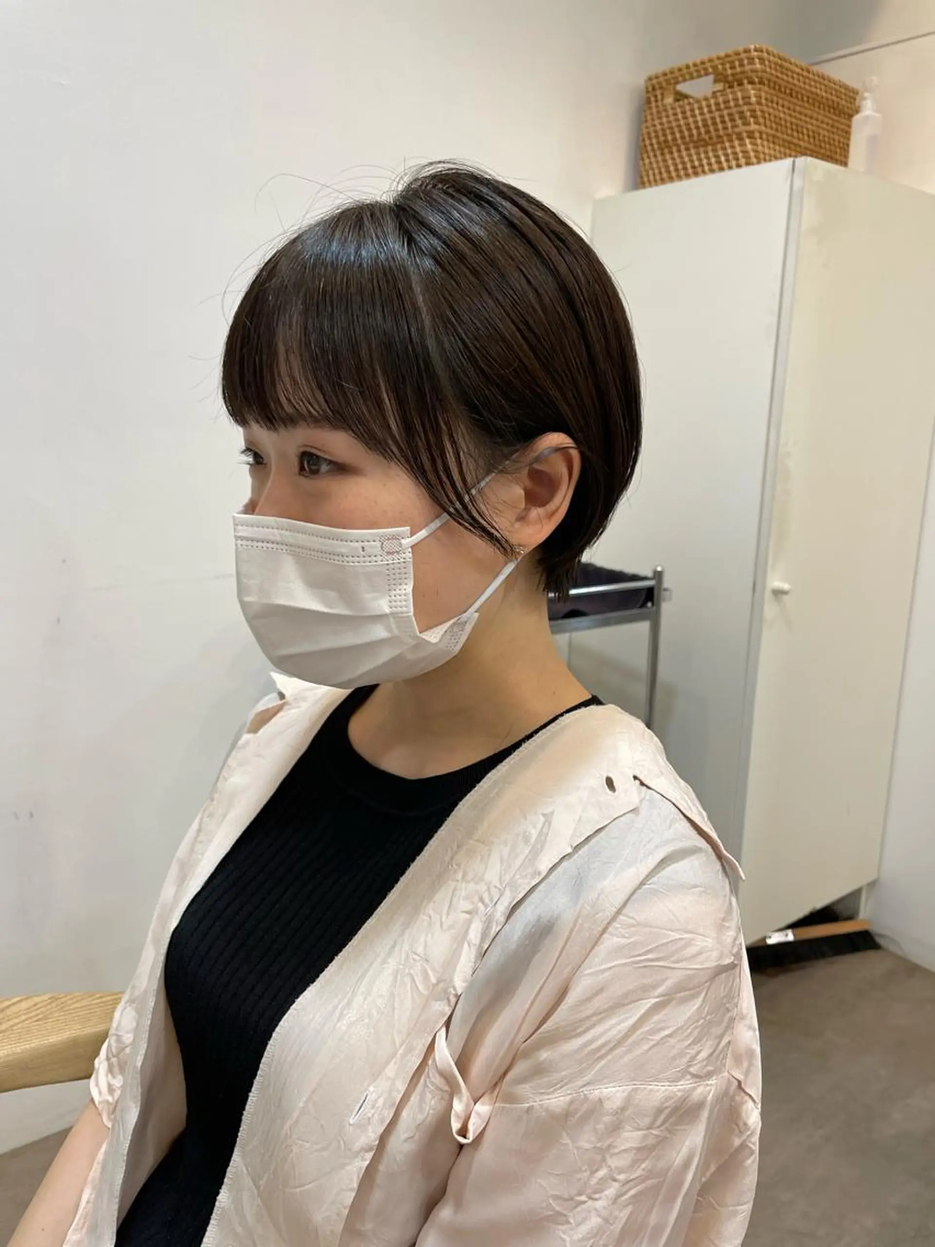 ショート カット ヘアカラー トリートメント 大迫 江梨のヘアスタイル