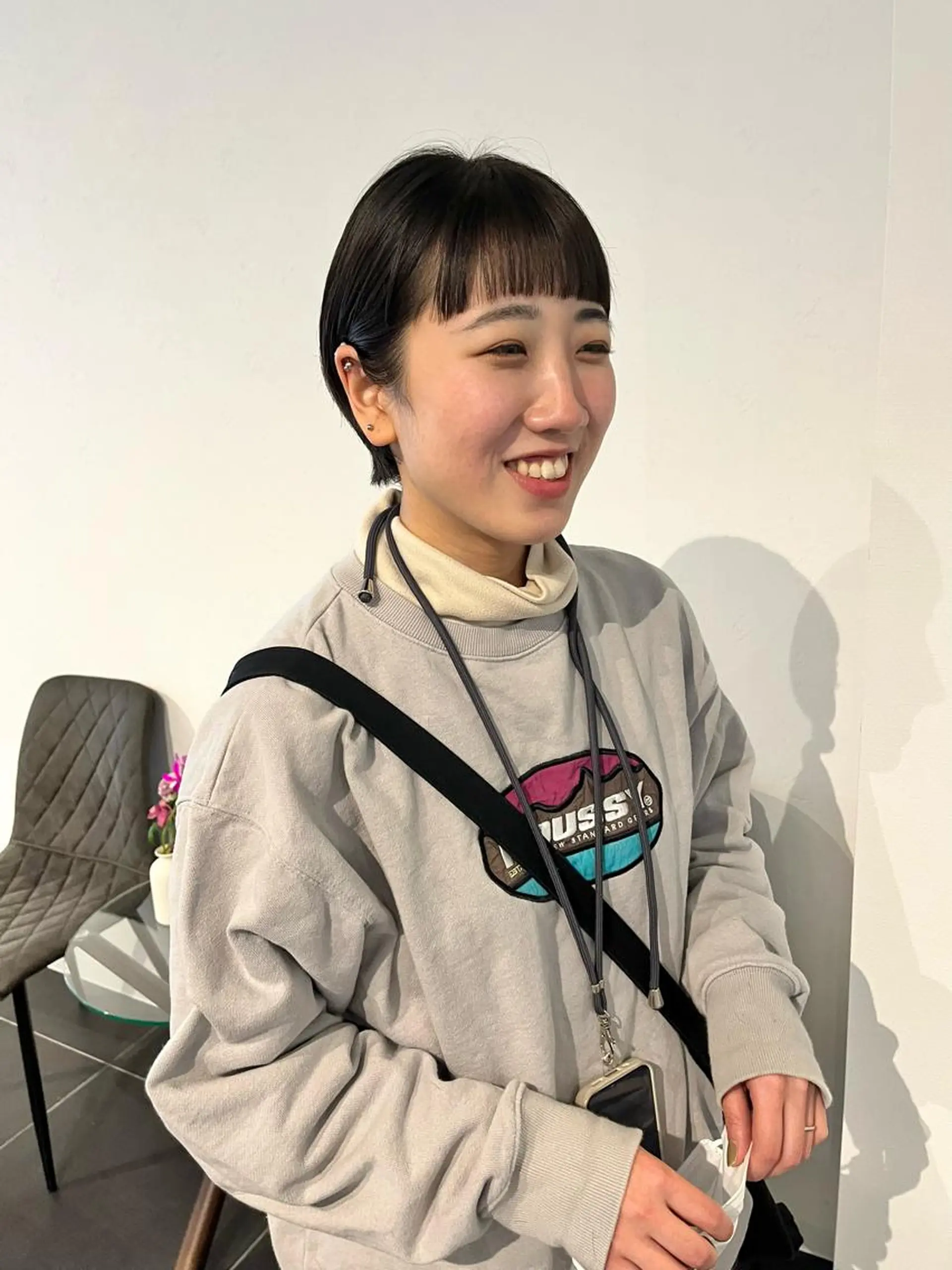 ショート ショートボブ ハンサムショート ボブ オン眉 ショートヘア カット ショート/パーマ/ カラー/FUKOのヘアスタイル