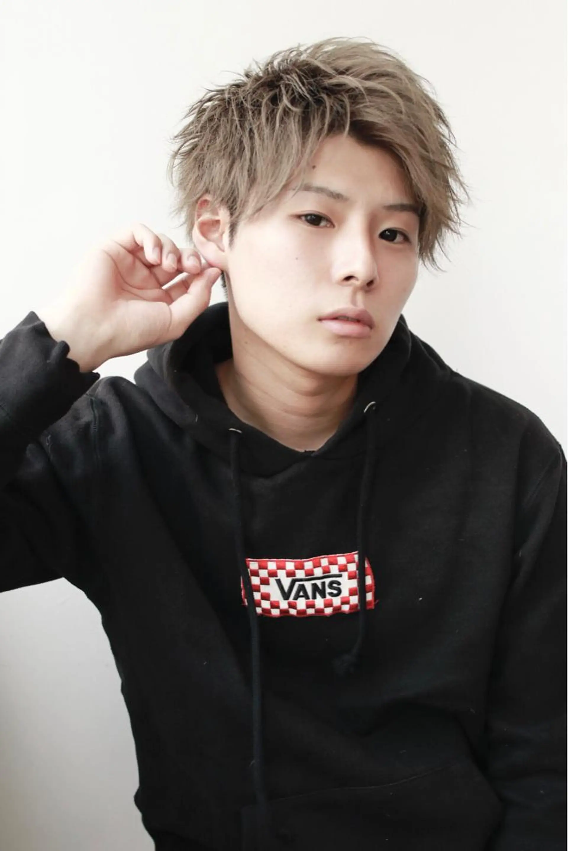 ショート カラー メンズ BABY 艶髪暗髪ヘア💖達人のヘアスタイル