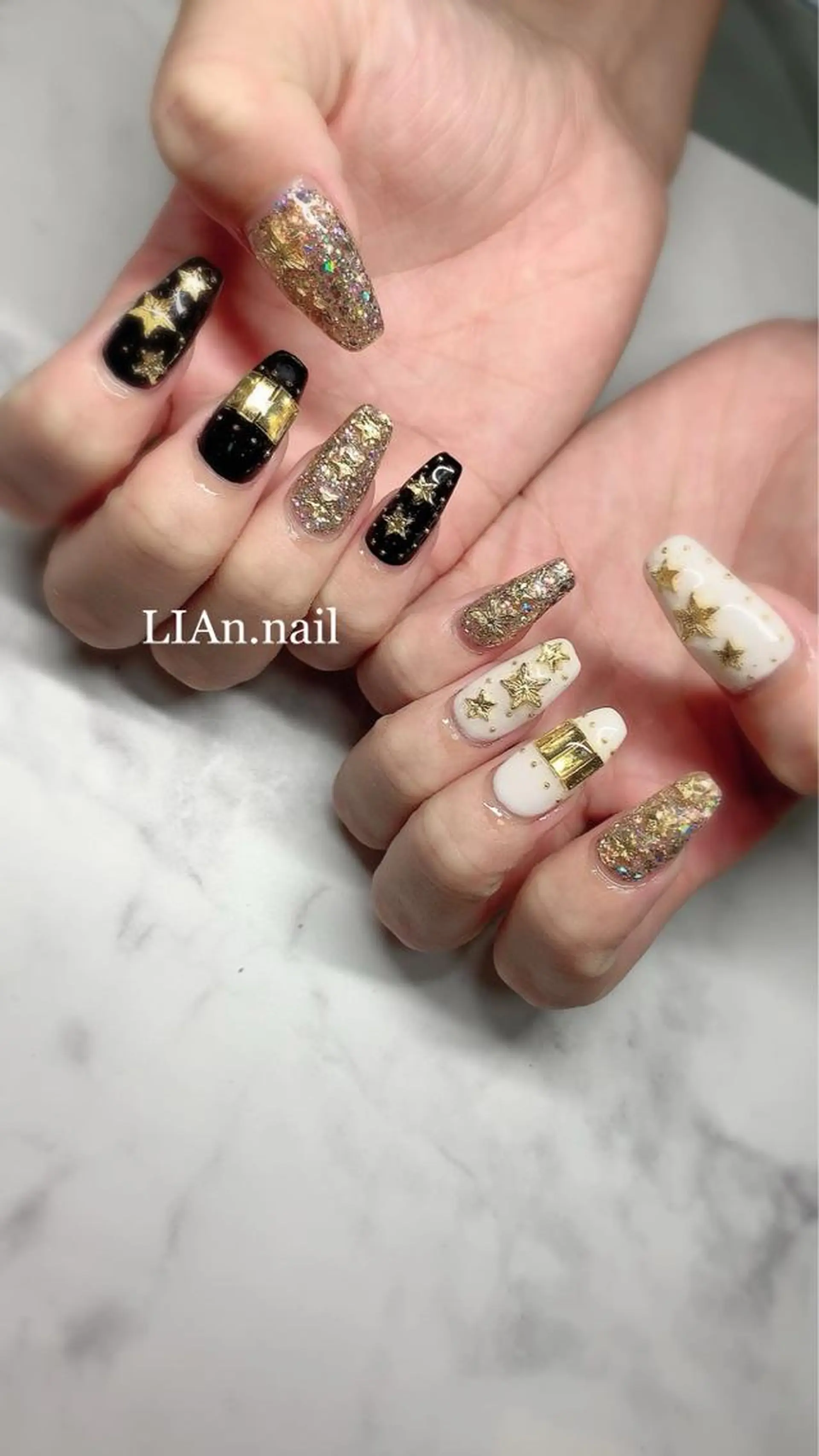 ネイル 持ち込み ハンドネイル Lian nailのネイルデザイン
