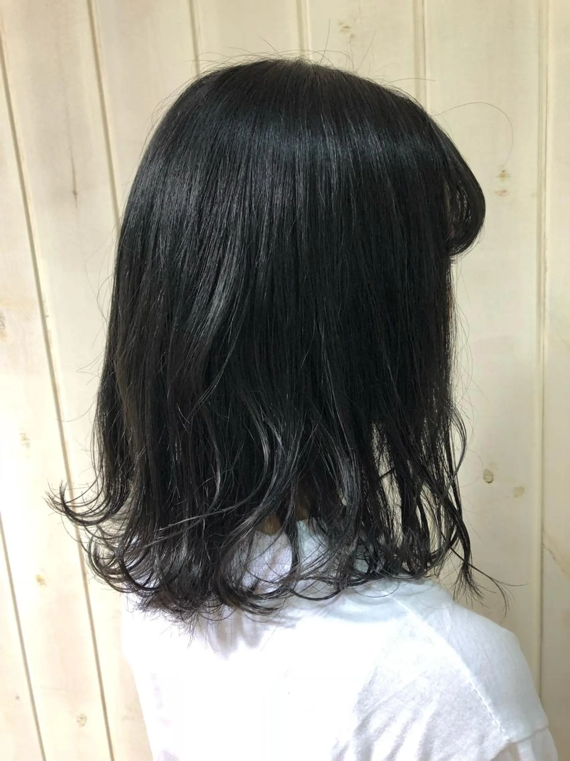 セミロング カラー 黒髪 ブルーカラー ブルーブラック ハイトーンカラー ヘアカラー 🌼RIKA KAWAUCHI🌼のその他イメージ