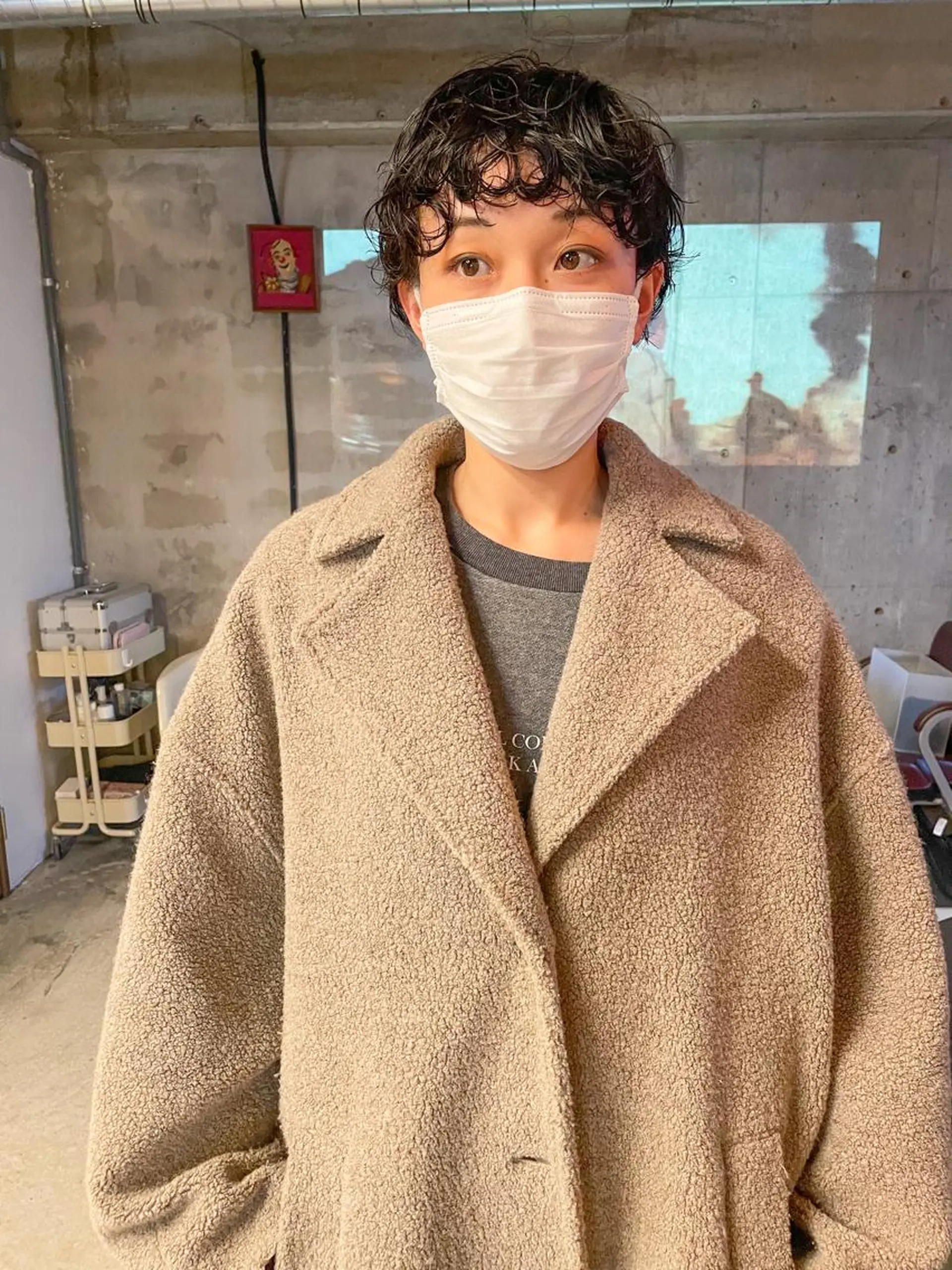 ショート パーマ パーマ/レイヤー 岩山丈一郎のヘアスタイル