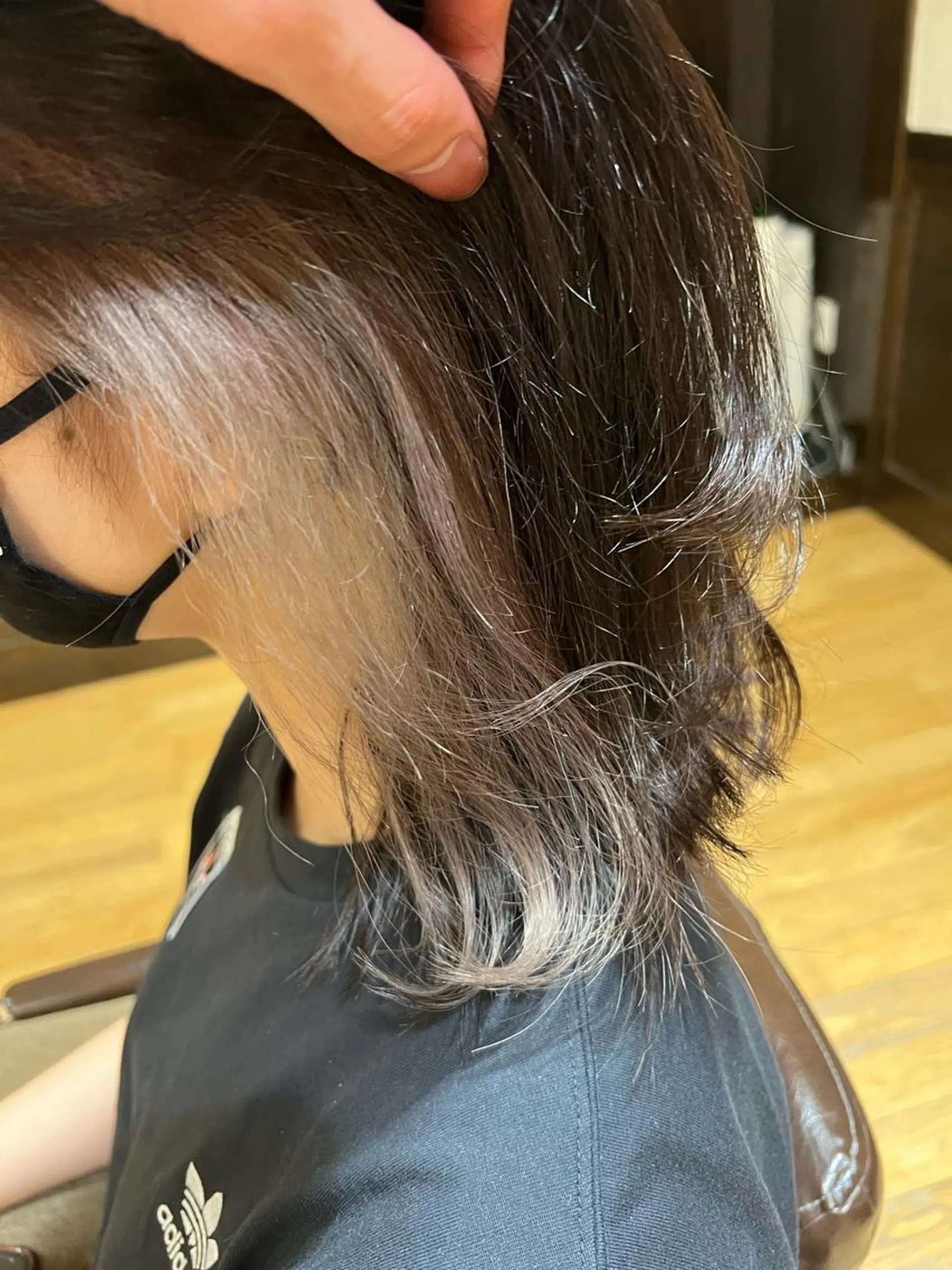 ミディアム カラー 毛流れフェザー スタイル🔹竹内凌のヘアスタイル