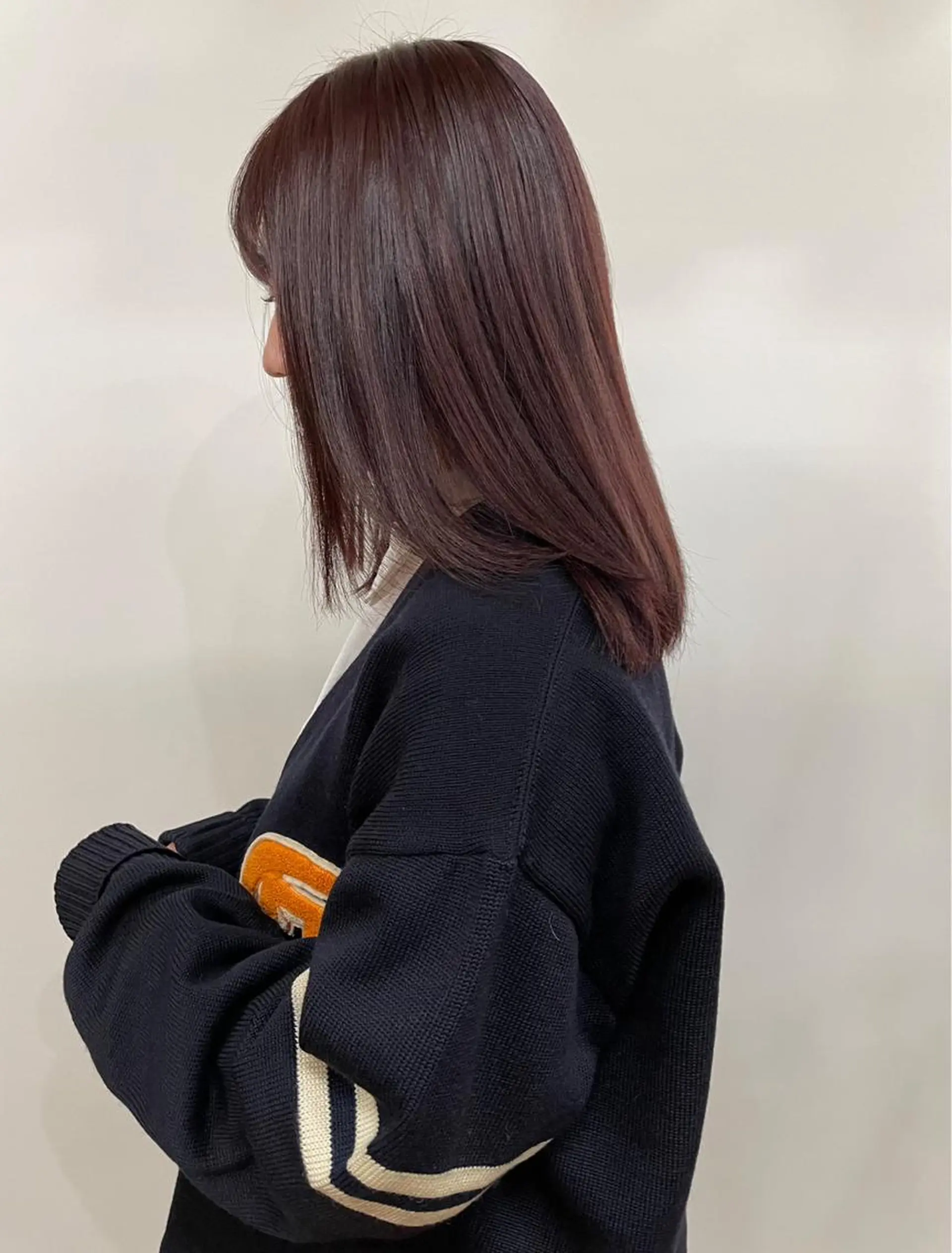 ミディアム 田中 碧のヘアスタイル