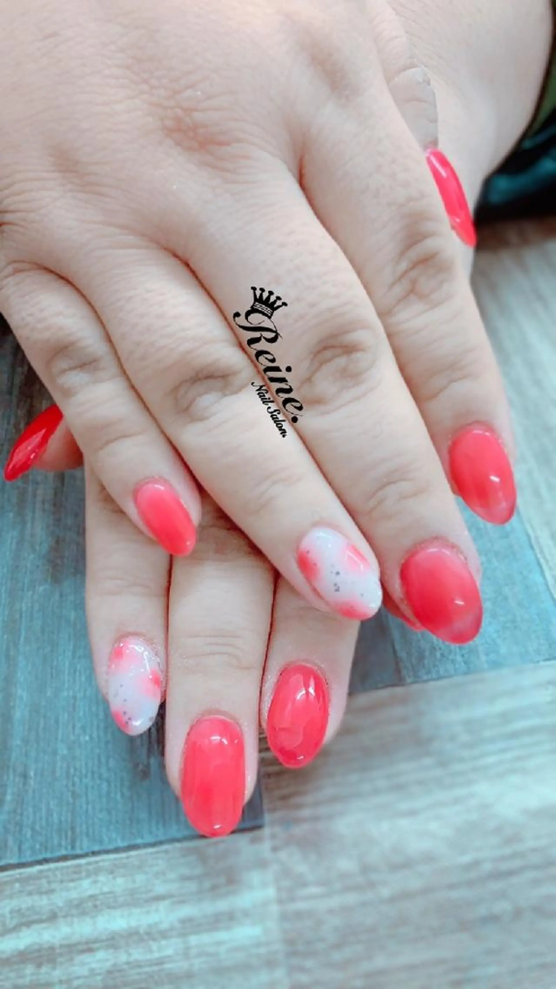 ネイル 春ネイル Nailsalon Reine所属・玉栄 伶奈のネイルデザイン