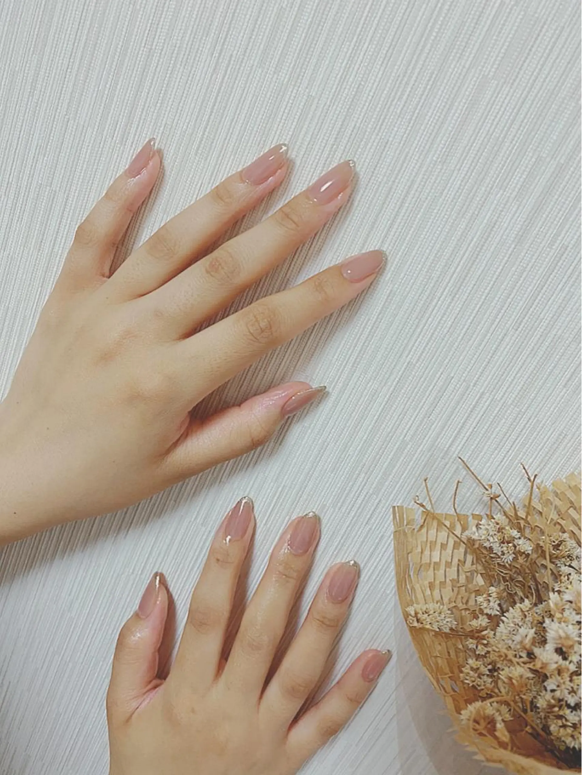 ネイル ジェルネイル ラメ(グリッター) ネイルPetit Ribbonのネイルデザイン