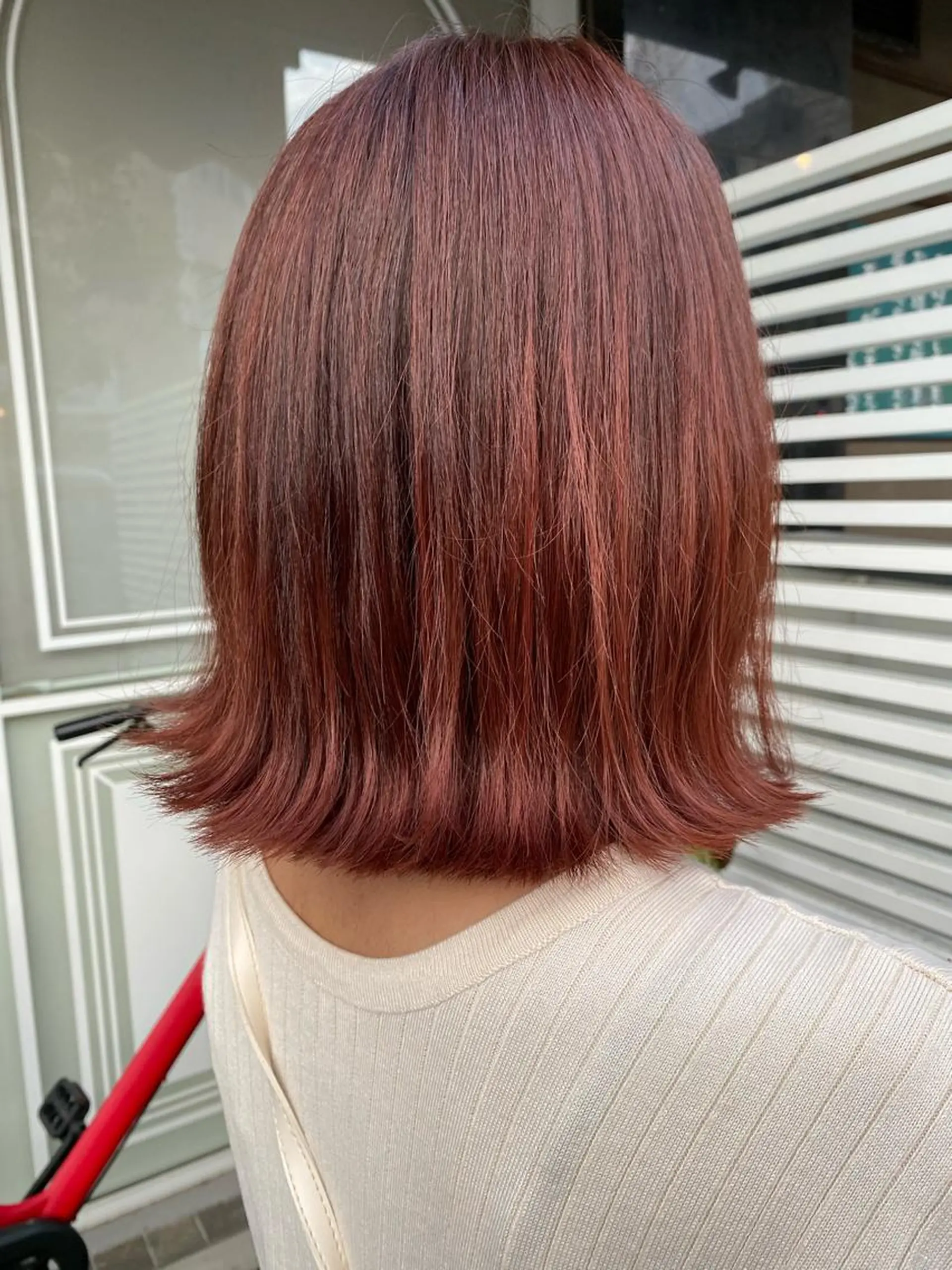 ミディアム カラー カット ヘアカラー eclat suzumiのヘアスタイル