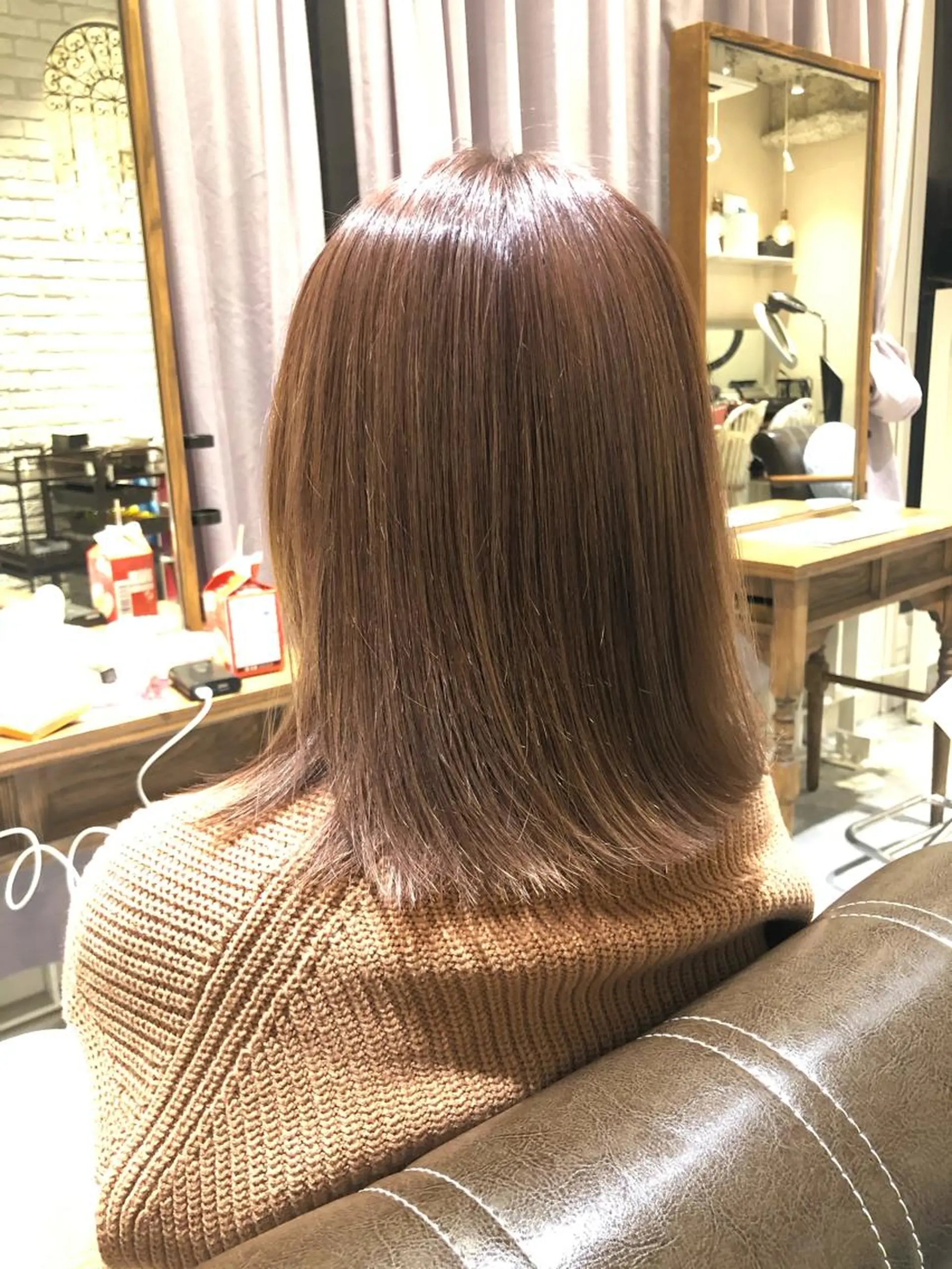 ショート カラー ヘアアレンジ 柳井 準平のヘアスタイル