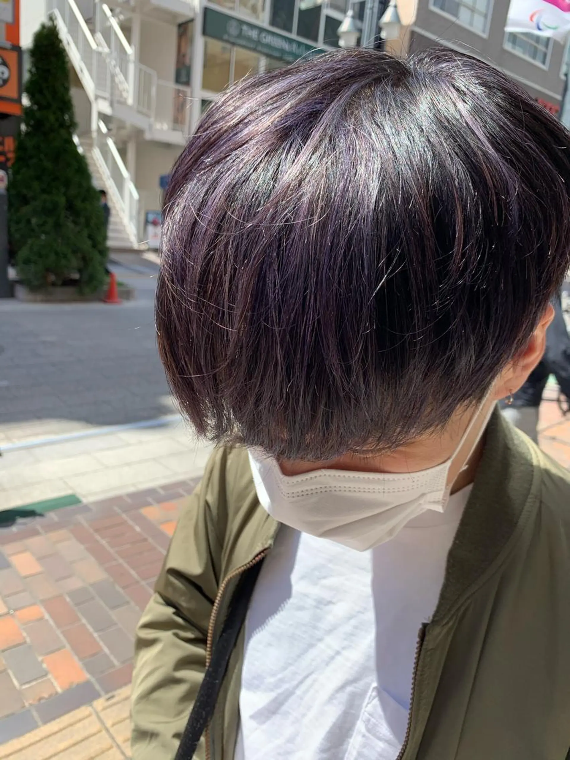 ショート カラー メンズ 平野 優奈のヘアスタイル