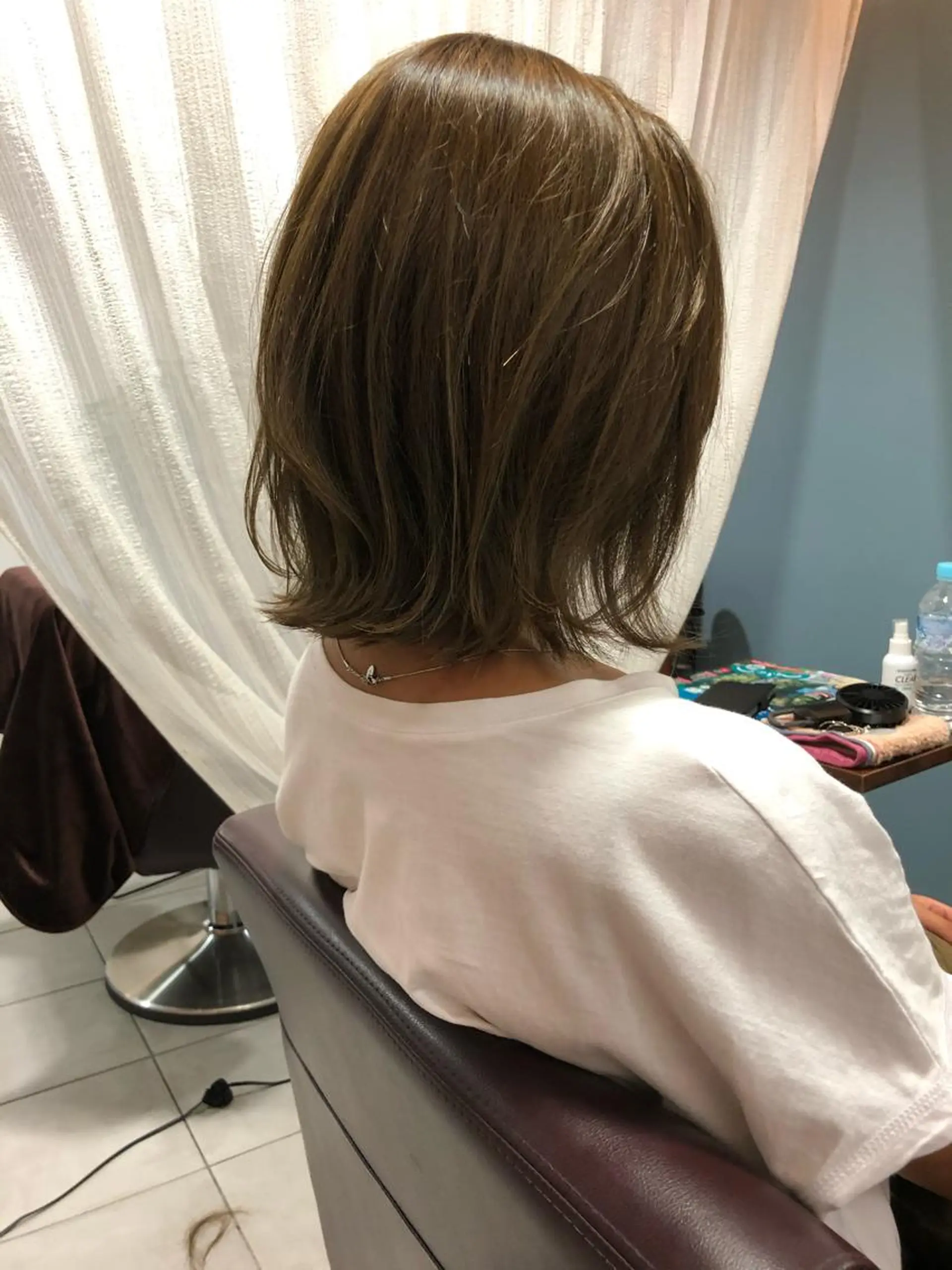 ミディアム 西川 仁のヘアスタイル