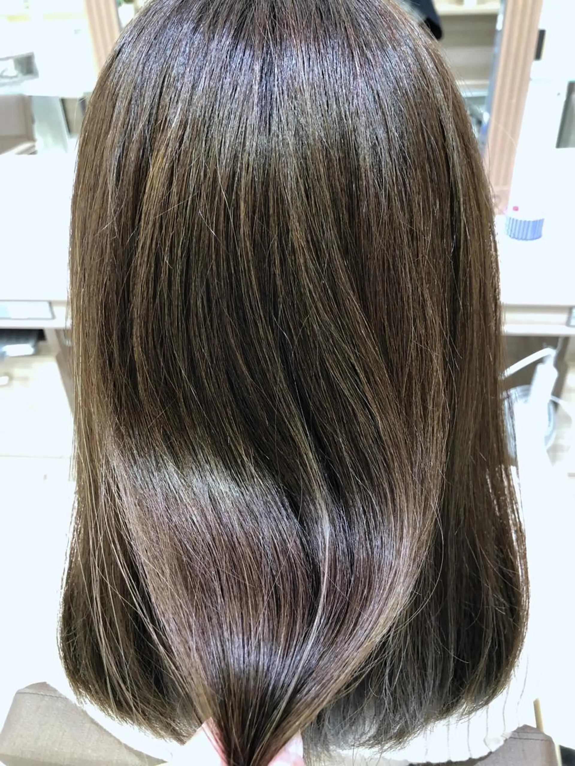 セミロング カラー ヘアカラー トリートメント 大人女性のショート ・ボブ✂︎沼尻典祥のヘアスタイル