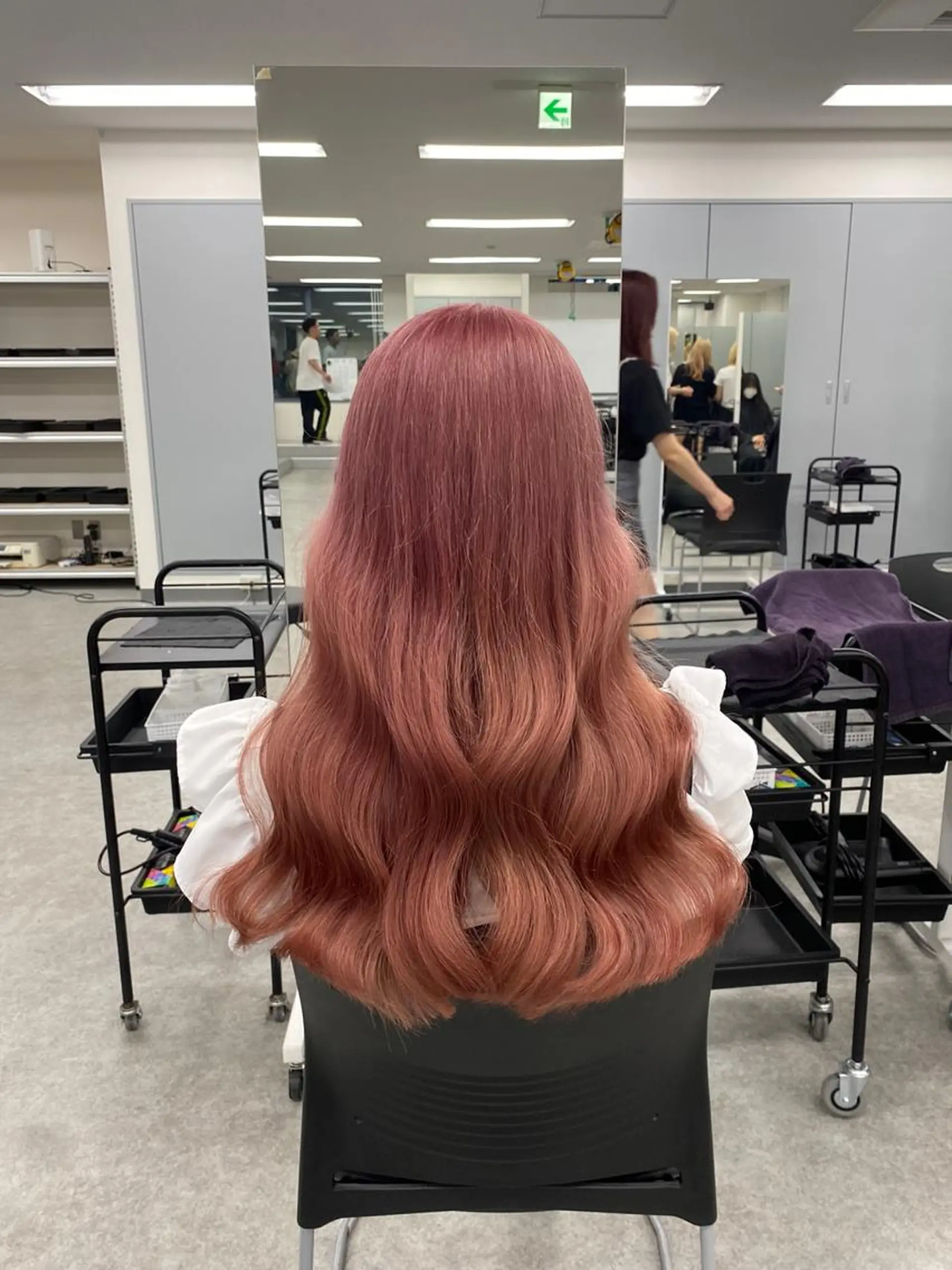 カラー 🎀愛されピンク ラベンダー💜ゆいのヘアスタイル