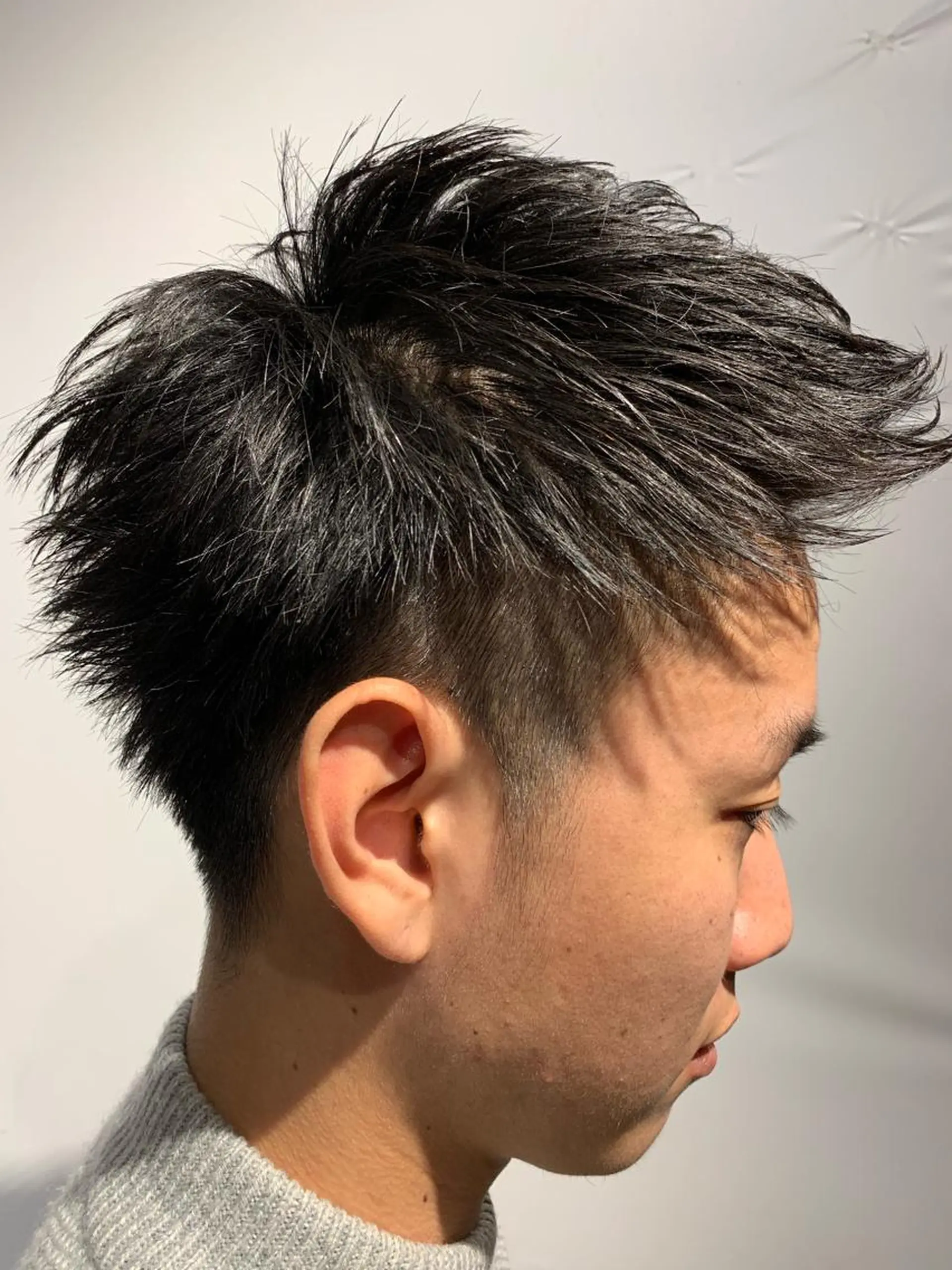 ショート メンズ モヒカン 刈り上げ カット トリートメント ヘッドスパ ヘアセット Lee東三国 店長 谷辻誠志のヘアスタイル