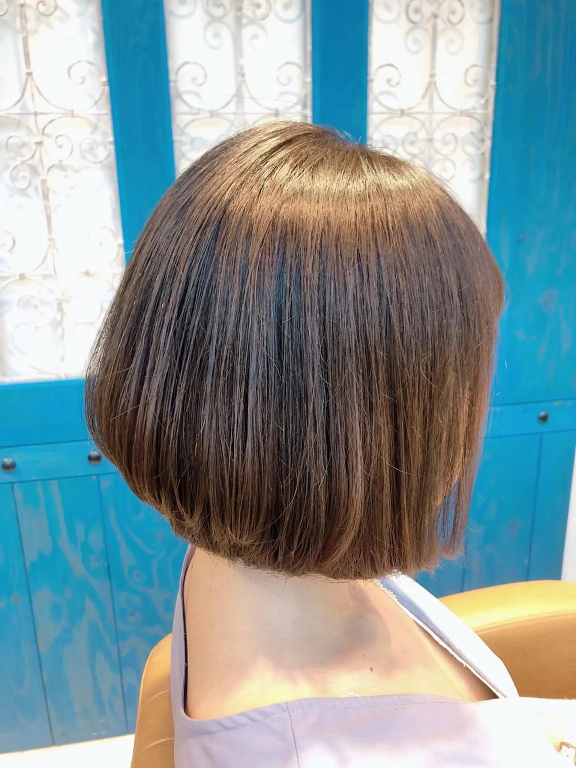 ショート ボブ カット ヘアカラー トリートメント 代表山口ひな 髪質改善のプロのヘアスタイル