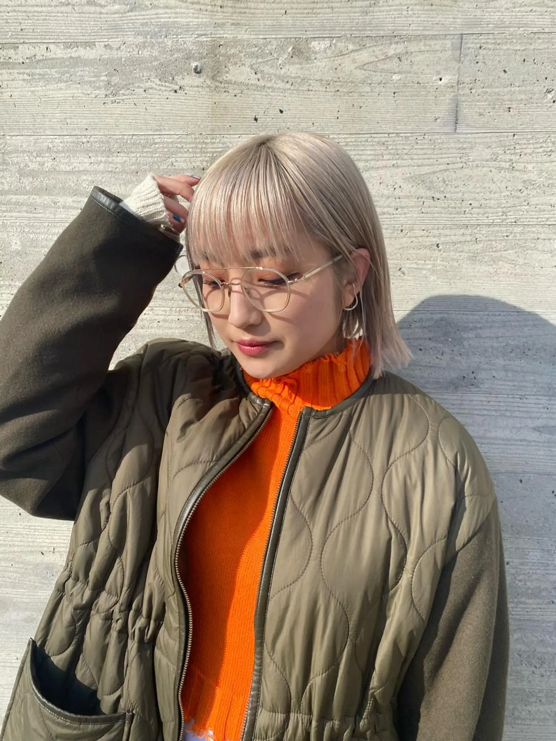 ミディアム カラー ヘアカラー トリートメント amy.所属・メンズカットパーマ/ ブリーチ高柳将太のヘアスタイル