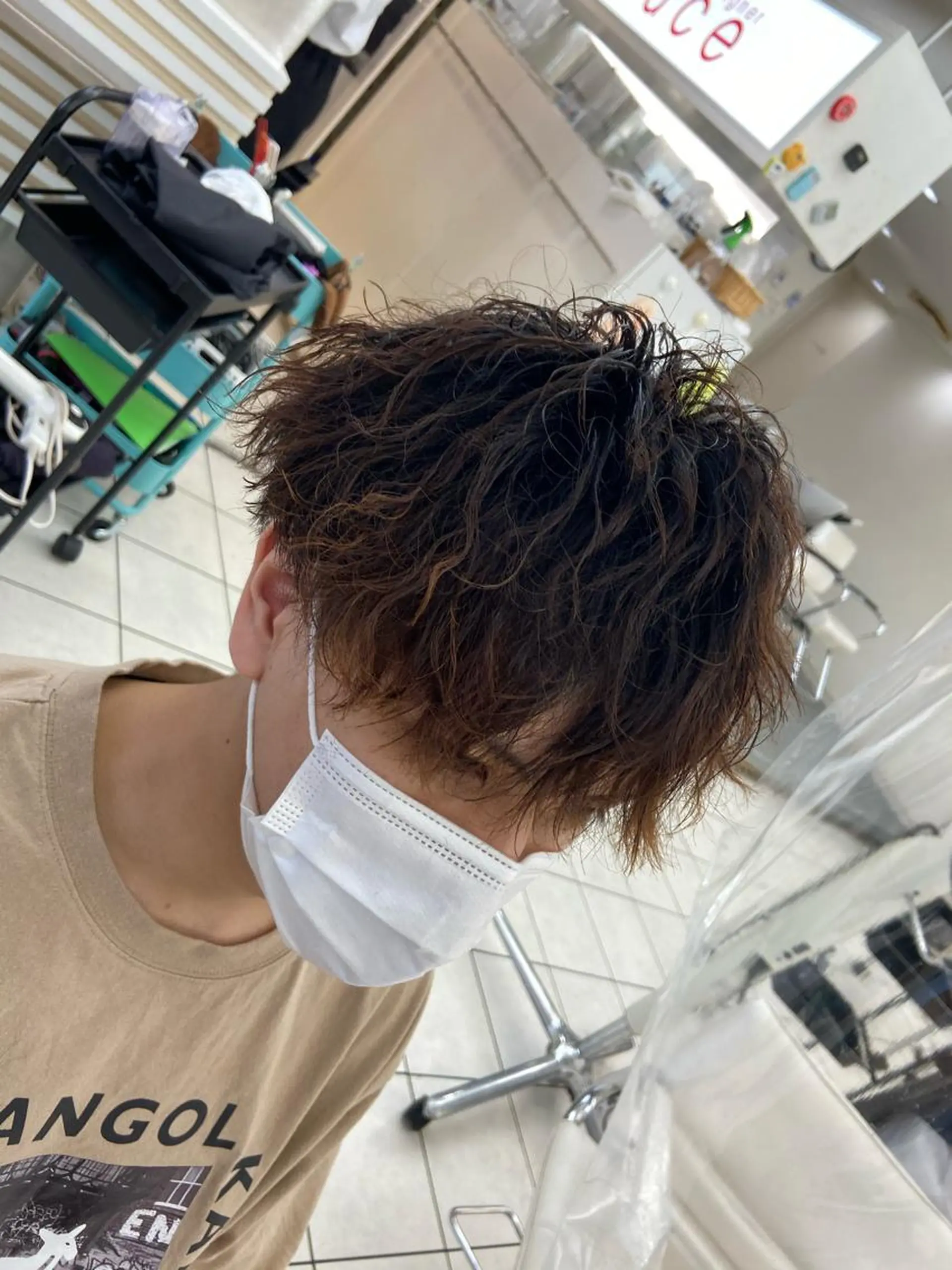 パーマ メンズ カット パーマ トリートメント 髪質改善美容室bokuno町田店所属・メンズ＆髪質改善縮毛 矯正【平山🔥拓哉】のヘアスタイル