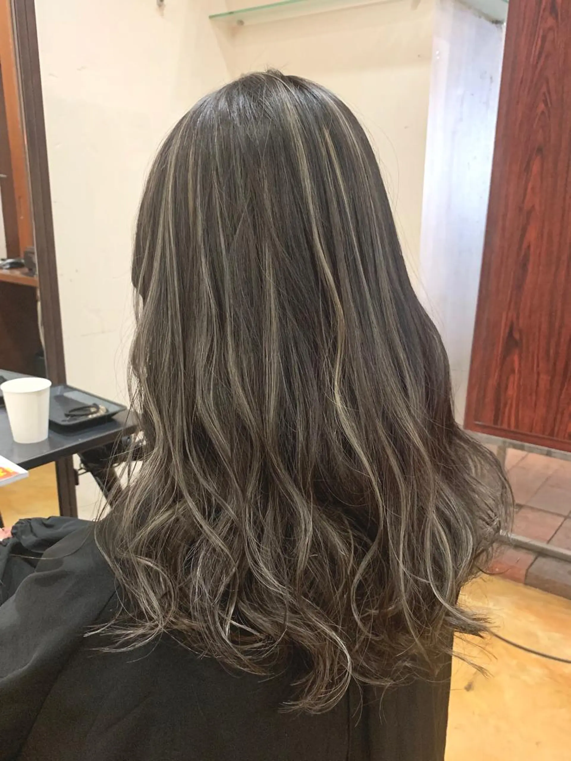 ロング カラー ヘアカラー 韓国レイヤーカット★ 小林大樹のヘアスタイル