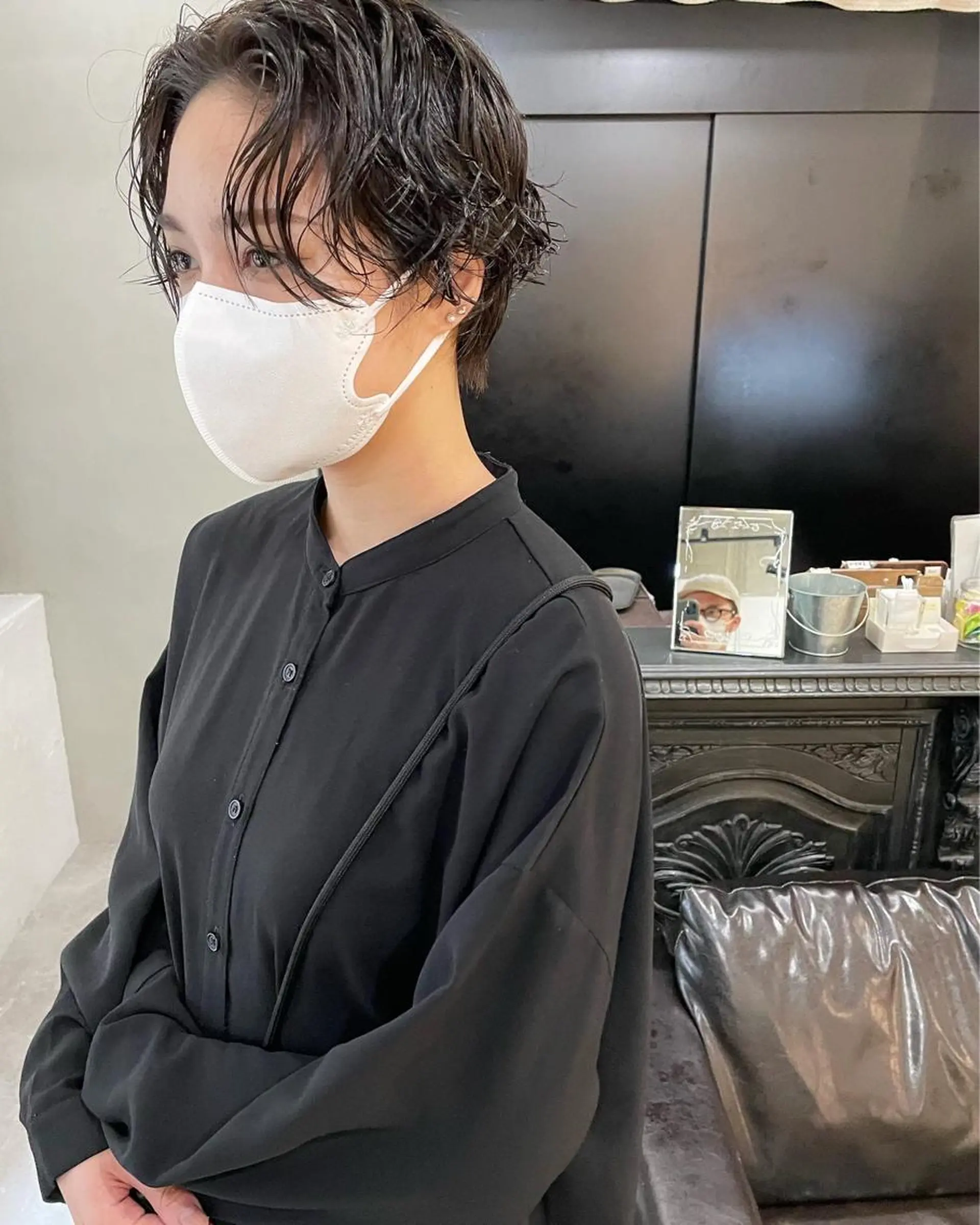 ショート パーマ カット パーマ トリートメント kvell by urban.所属・ショート・ボブ ・ウルフ✂︎IMAIのヘアスタイル