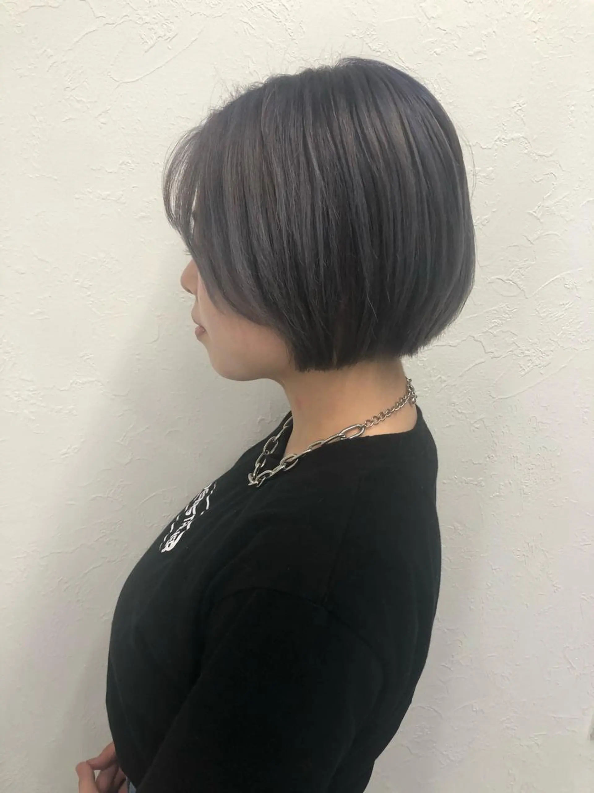 ショート カラー アッシュ ブリーチ ラベンダーカラー ラベンダーアッシュ ヘアカラー 2nd所属・🤍2nd🤍田所 美希のヘアスタイル