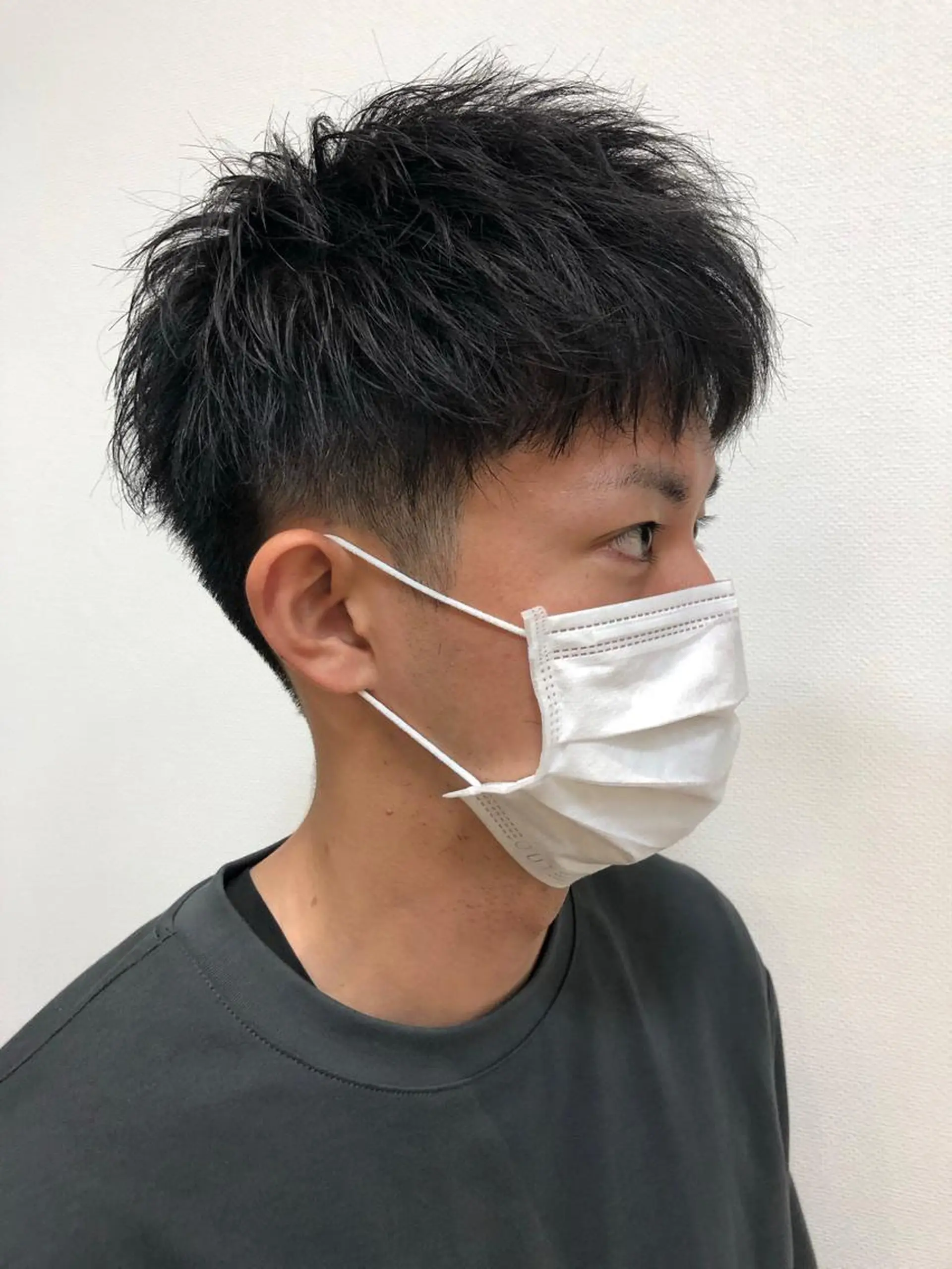 ショート カラー パーマ ヘアアレンジ メンズ ❣️倉敷❣️美髪 カラー能登一成のヘアスタイル