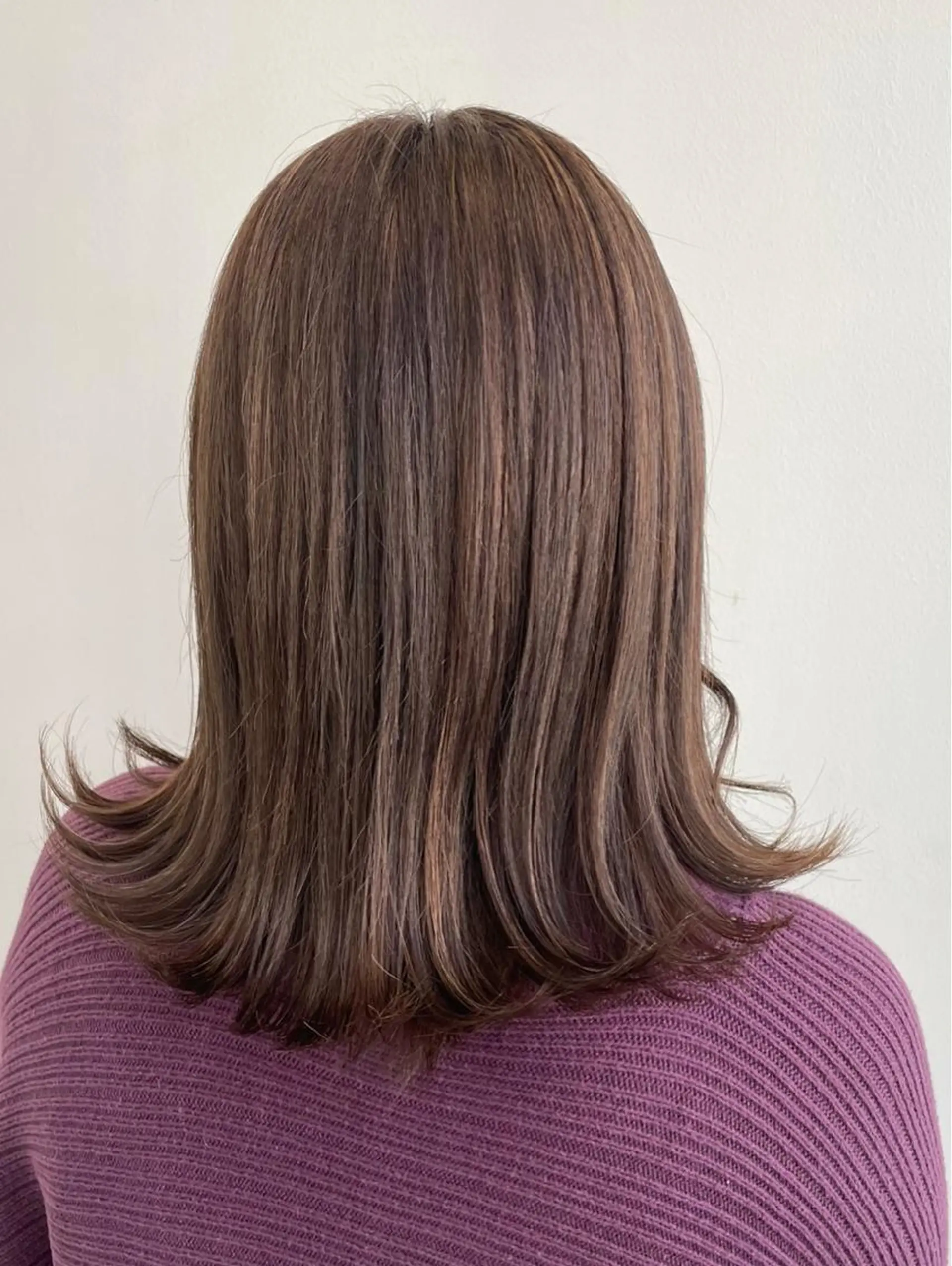 ミディアム カラー ハイライトカラー ハイライト 🦄インナーカラー 🦄貫井彩花のヘアスタイル