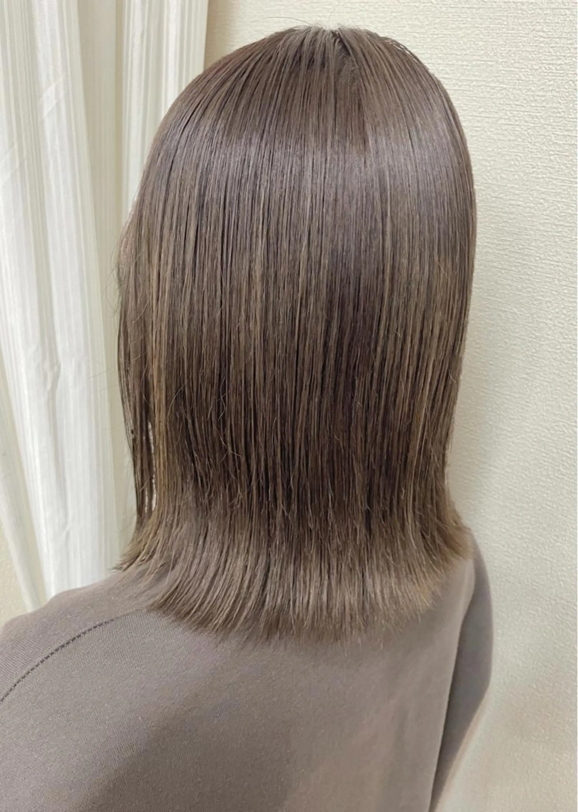 ミディアム カラー ケアブリーチ /髪質 改善/古橋圭史郎のヘアスタイル