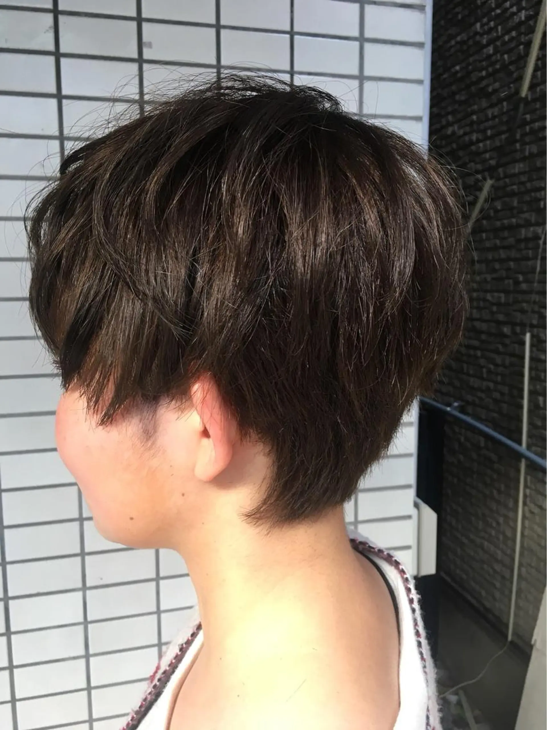 ショート レイヤーカット カット トリートメント ヘッドスパ ✂︎中山竜哉✂︎ 川崎スタイリストのヘアスタイル
