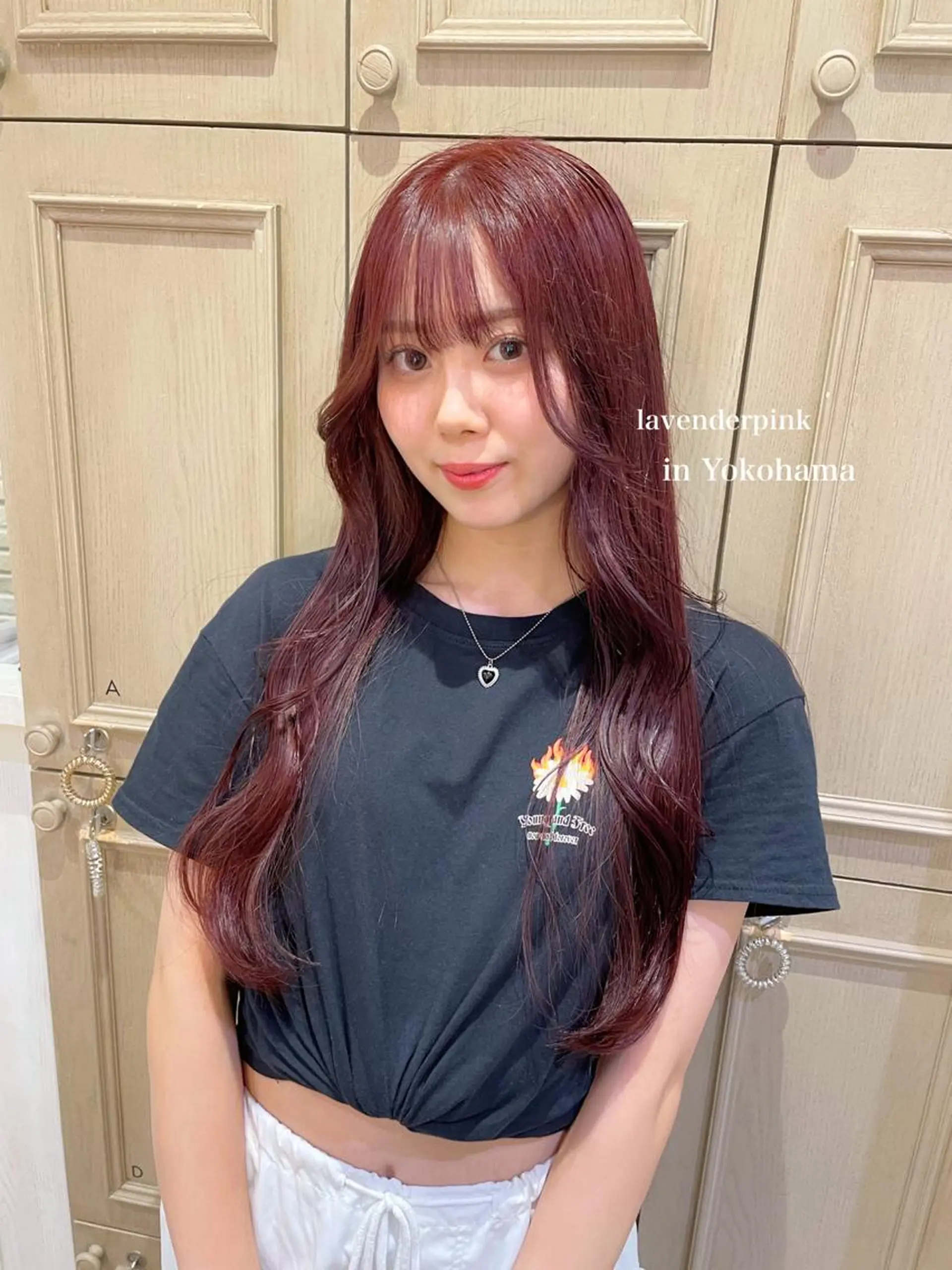 ロング カラー ブリーチ ラベンダーカラー ラベンダーピンク ブリーチなしカラー ピンクカラー エクステ/ハイトーン 🐏☁️miminaのヘアスタイル