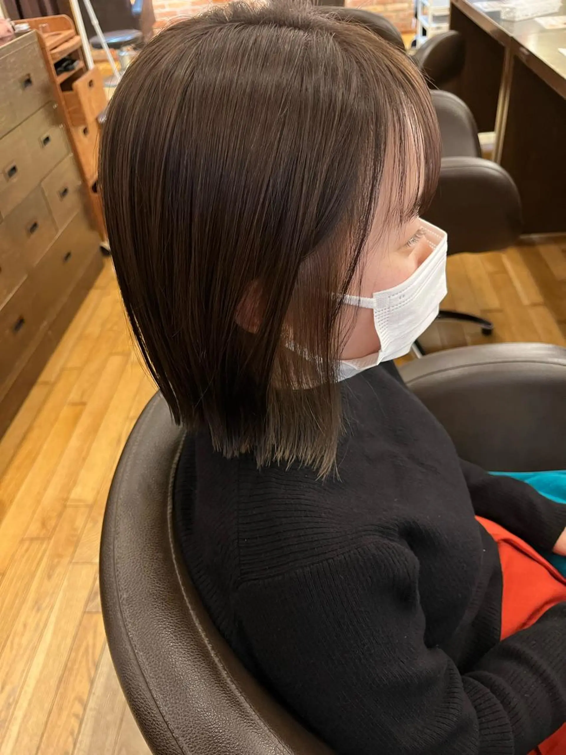 ミディアム カラー VANCOUNCIL 清須店所属・齊藤 衣梨佳のヘアスタイル