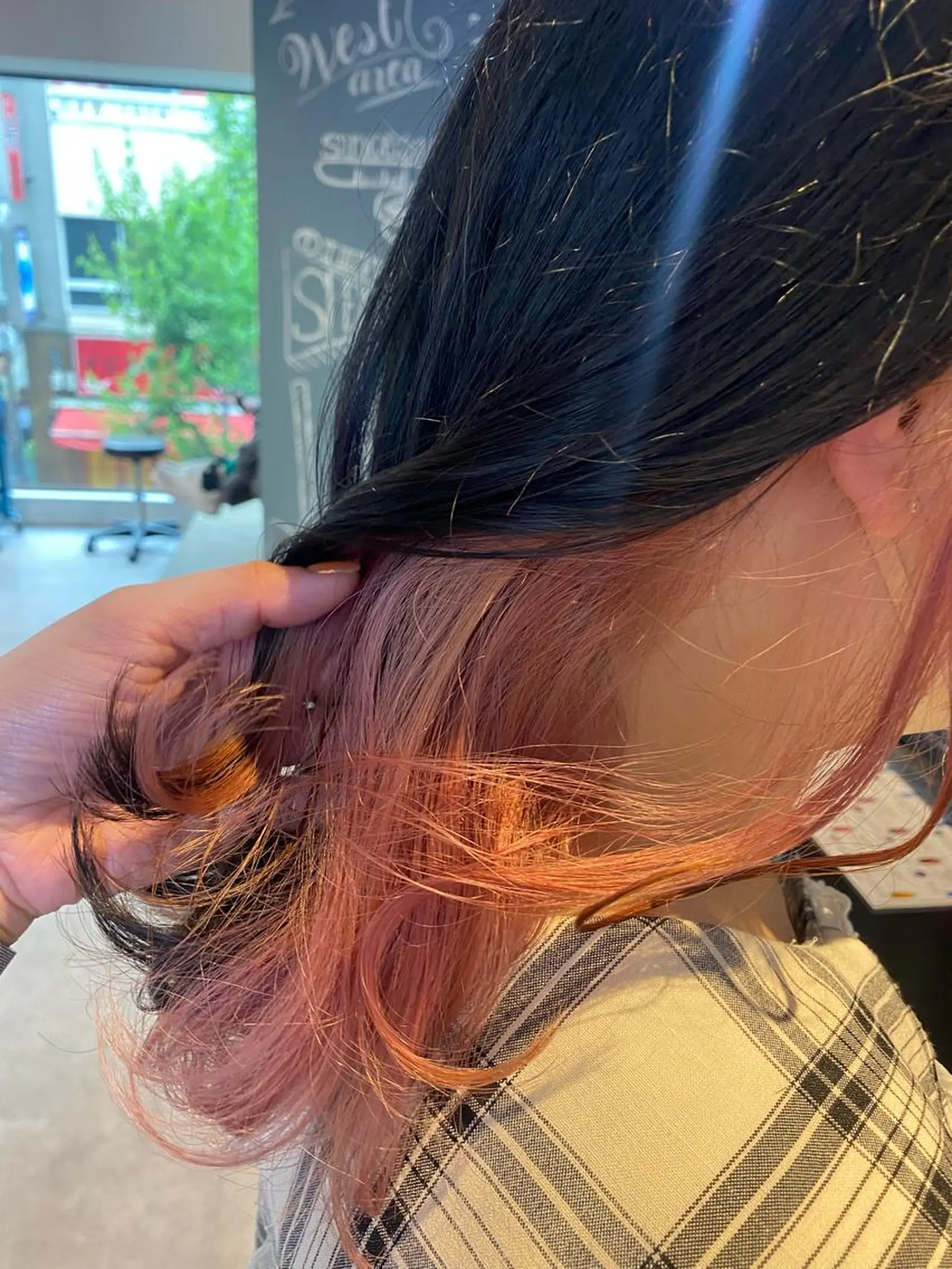 ミディアム カラー ブリーチ カット ヘアカラー トリートメント scene.池袋所属・scene. haraのヘアスタイル