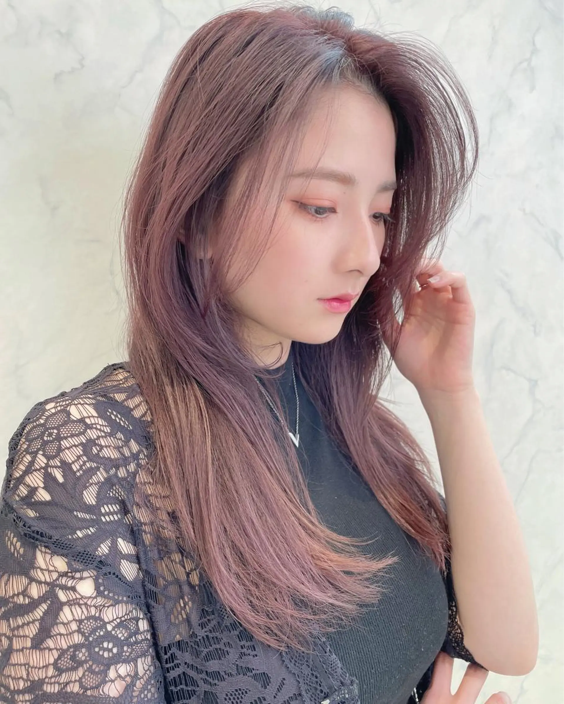 ロング トリートメント チダアキフミ Ash大森のヘアスタイル