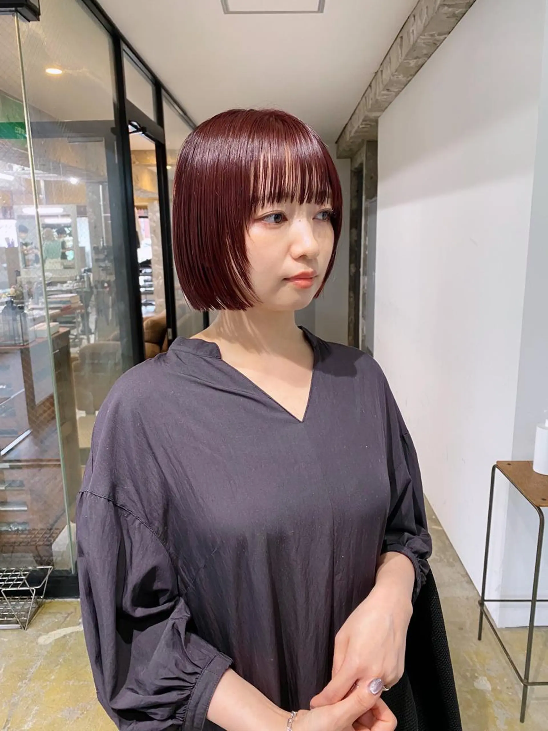 ショート ボブ 小顔カット カット ヘアカラー GATTACA所属・KEI gattacaのヘアスタイル