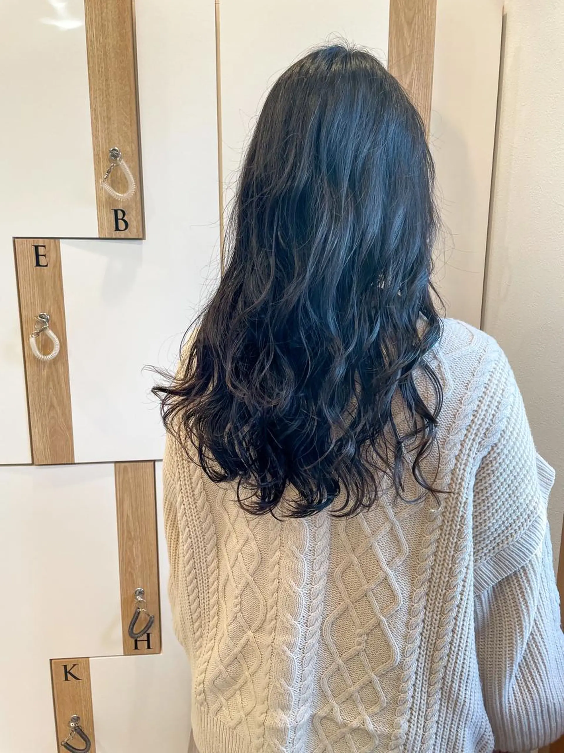 ロング 似合わせスタイル 岡田勇哉のヘアスタイル