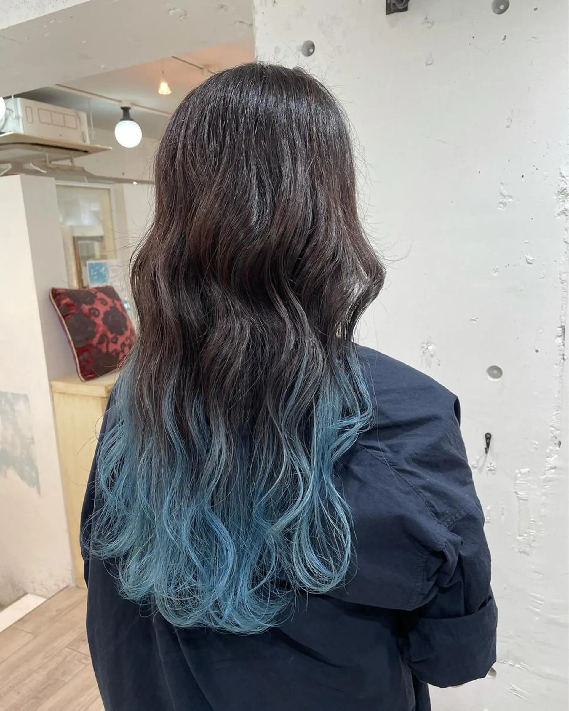 ロング カラー ヘアカラー カラーが上手い 辻悠月のヘアスタイル