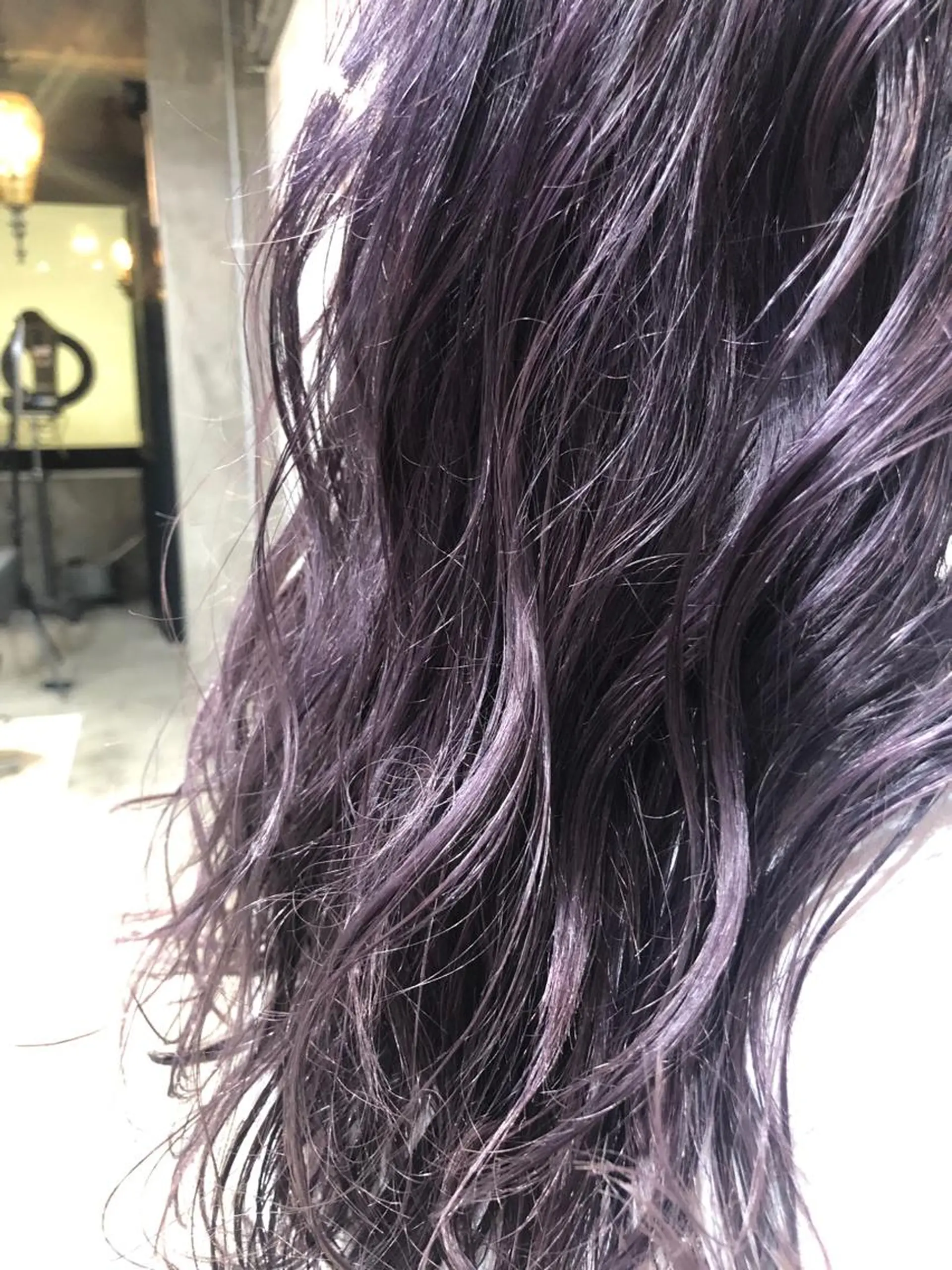 セミロング カラー マンツーマン／韓国 ヘア‎Amiのヘアスタイル