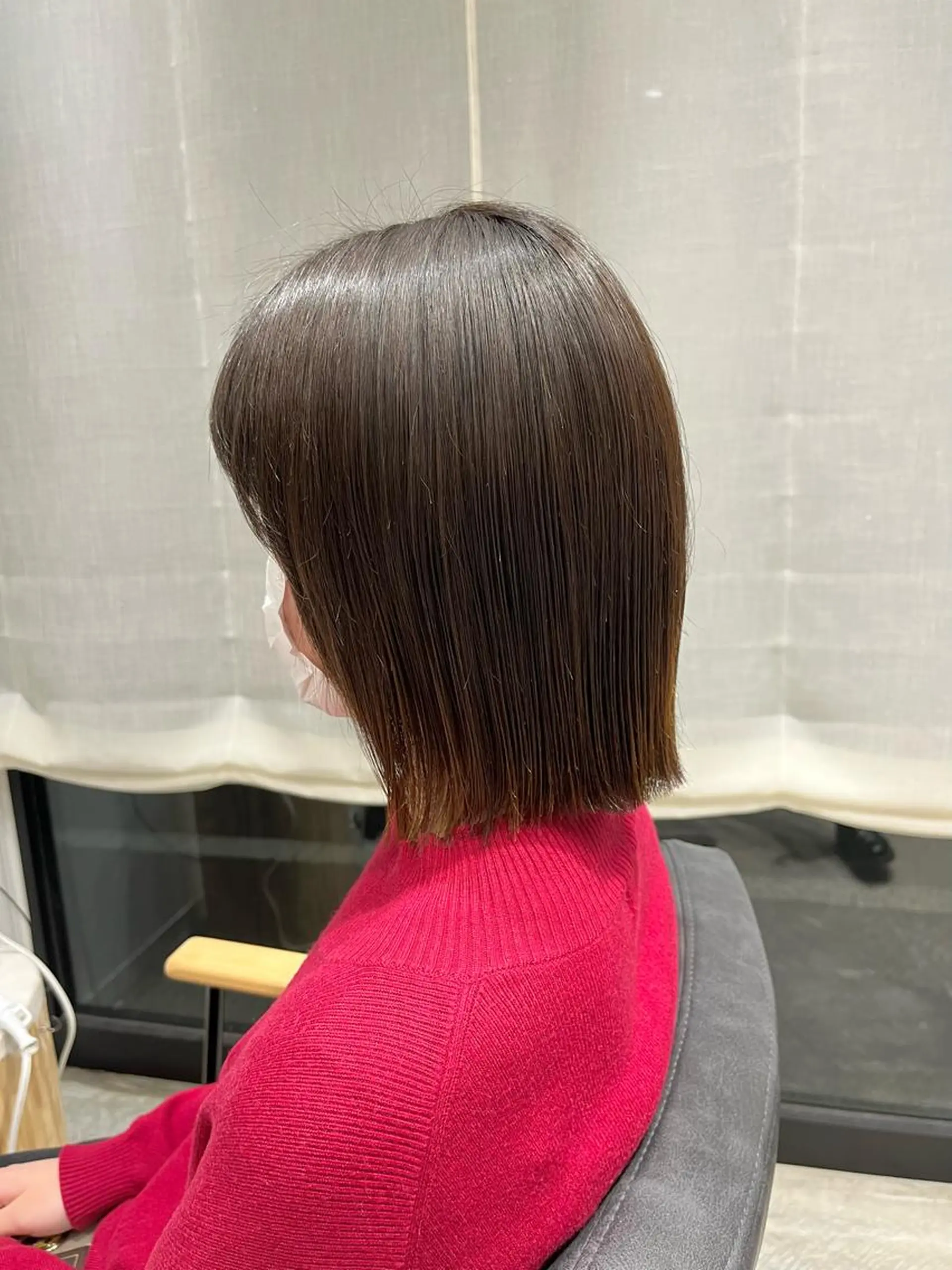 ショート カット 縮毛矯正 ボブ/美髪矯正 /佐藤　奈巳のヘアスタイル