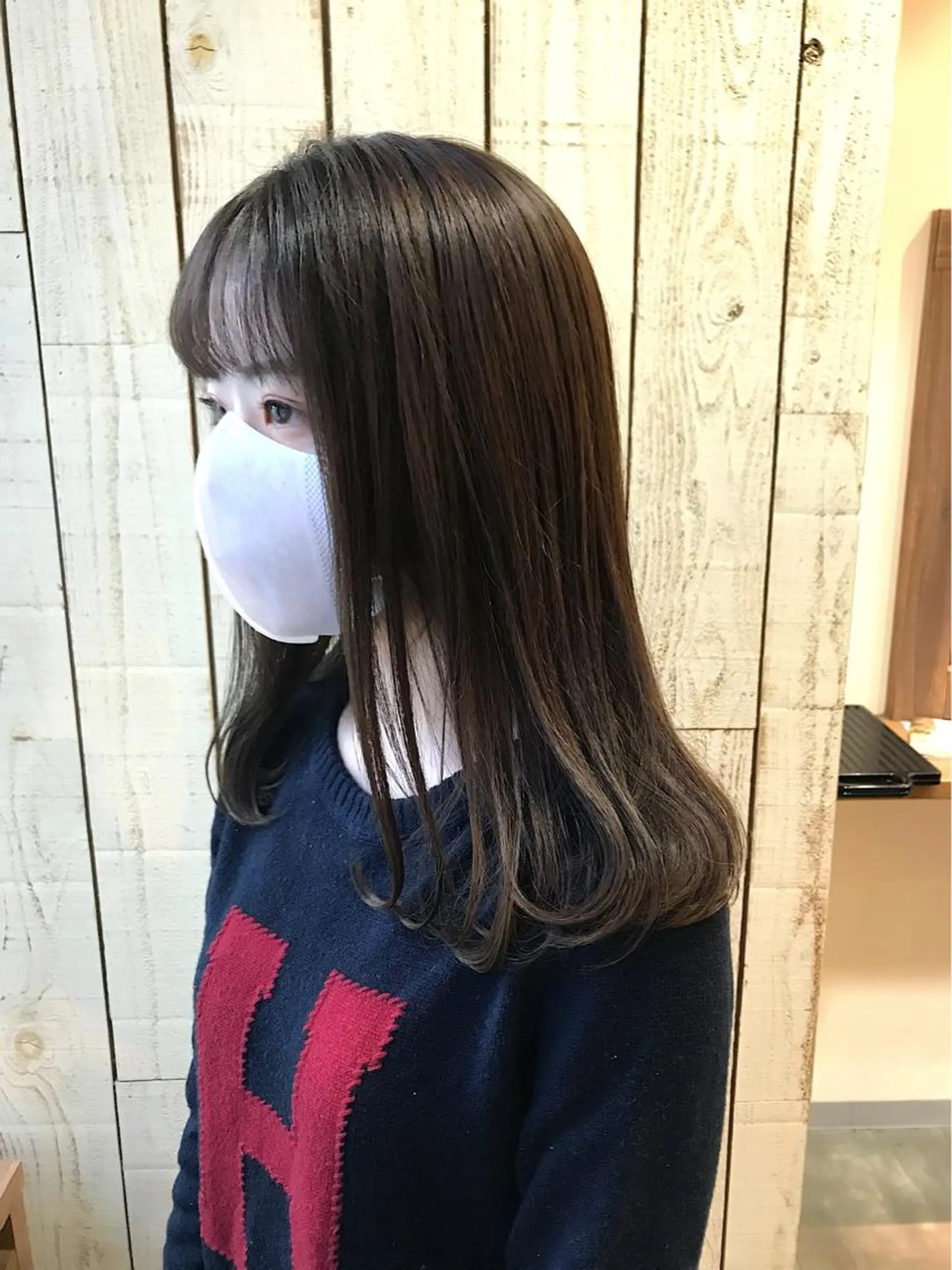 ミディアム カット ヘアカラー トリートメント little×PORTO sannomiya所属・福田 ジュンキのヘアスタイル