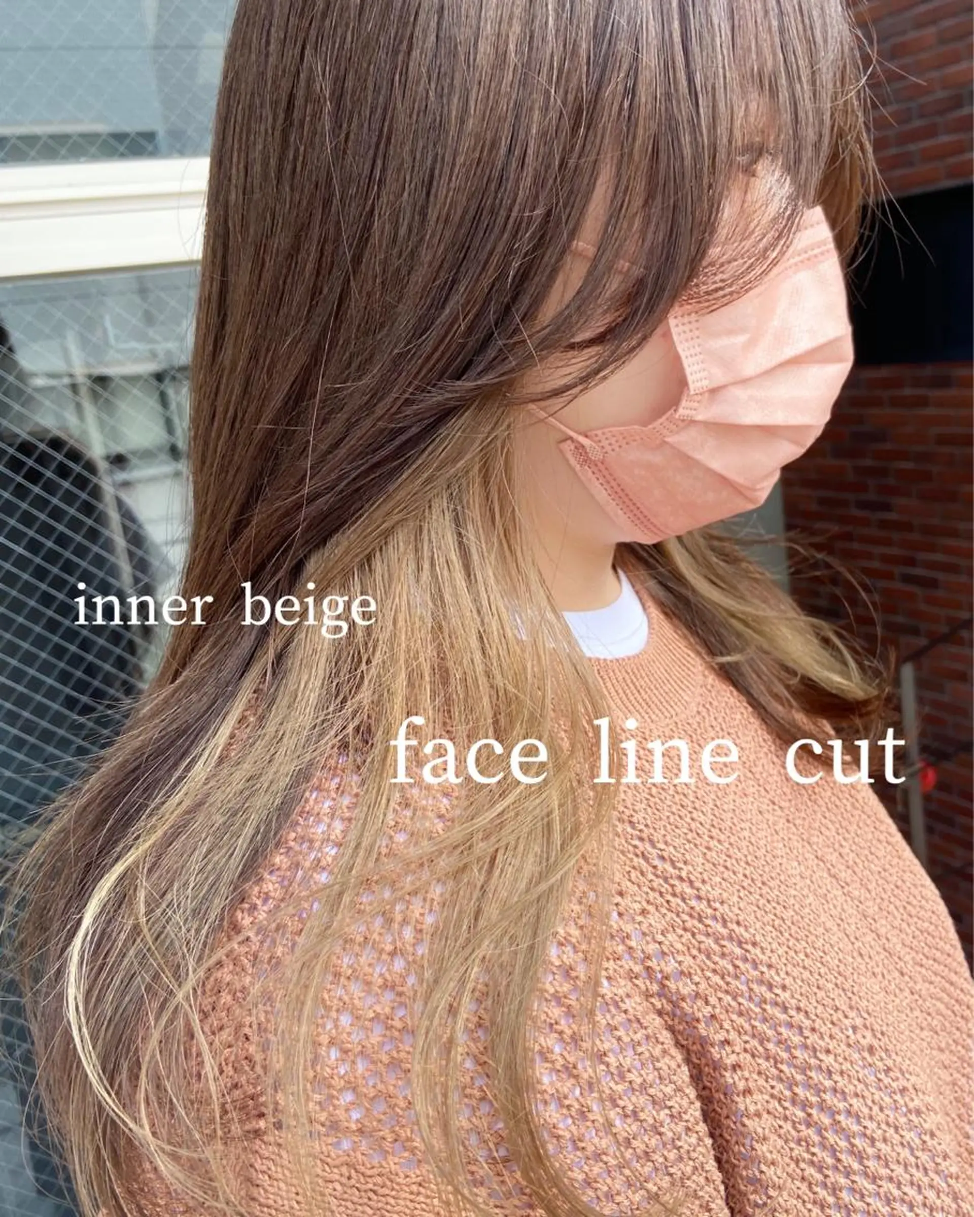 ロング カラー ヘアアレンジ 顔周りカット LOVETH  大名所属・Trip大名 AZUのヘアスタイル