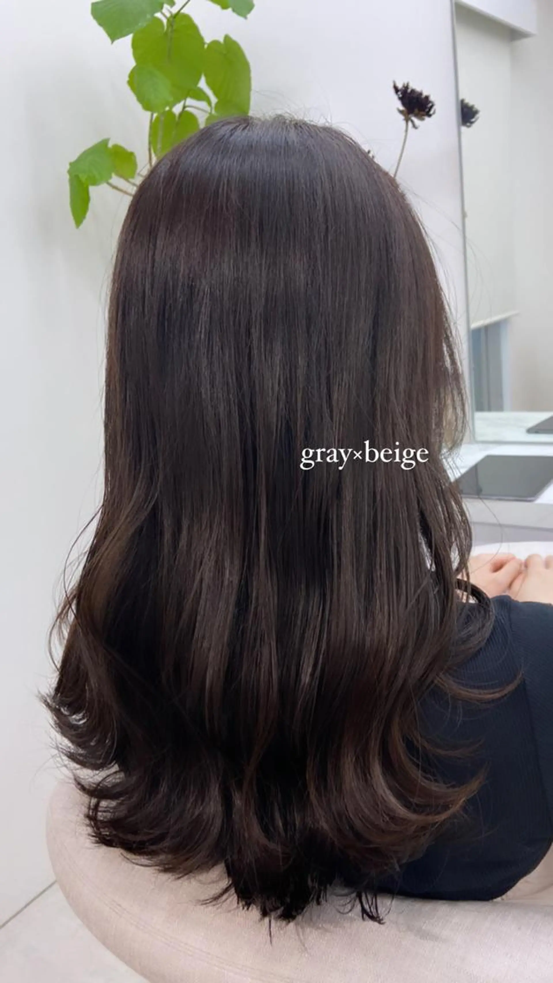 ロング カラー カット ヘアカラー トリートメント GO TODAY SHAiRE SALON　名古屋パルコ店所属・しみず さきのマツエク・マツパデザイン