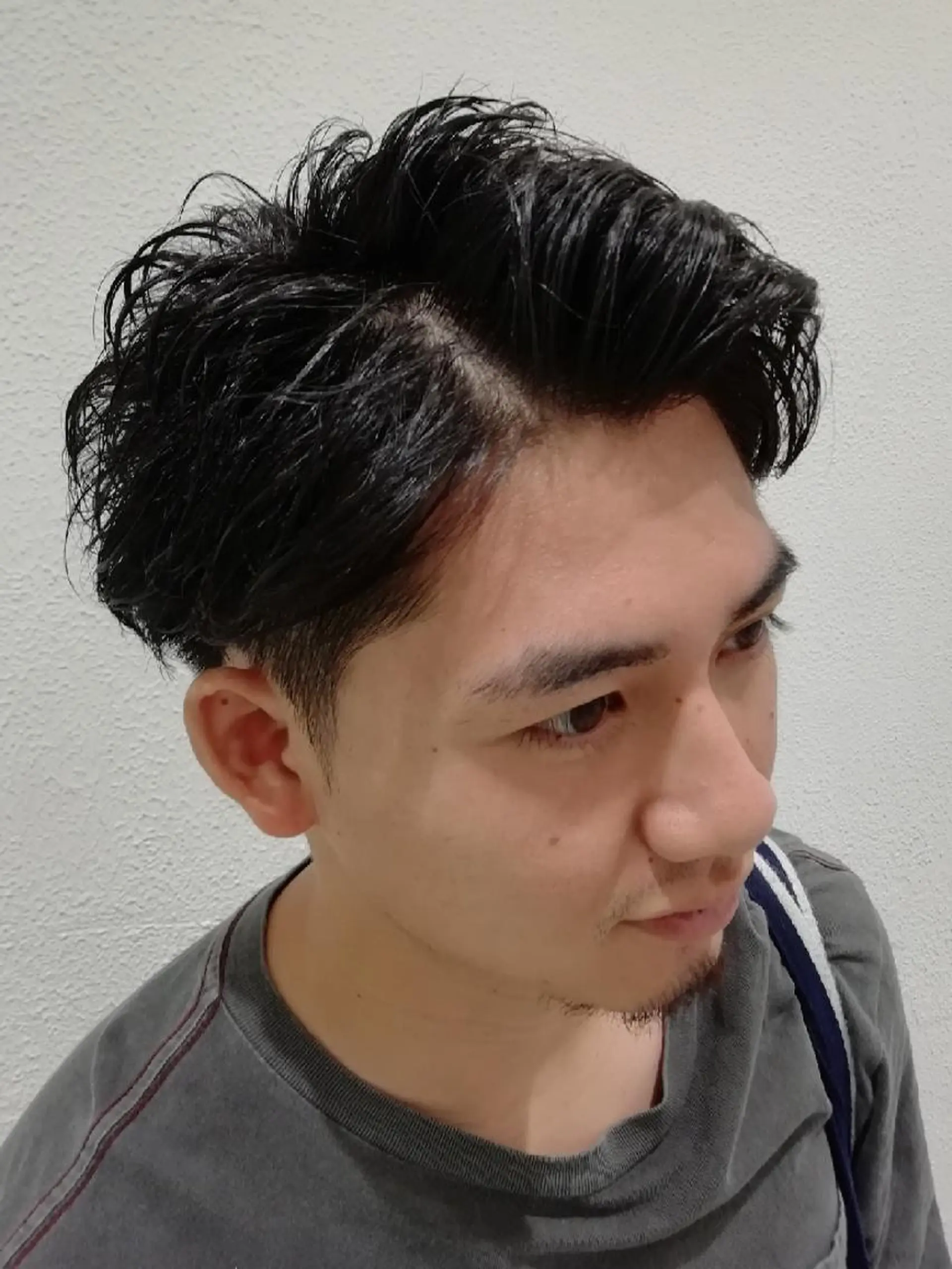 メンズ パーマ ショート Ash 店長 木村 和人のヘアスタイル